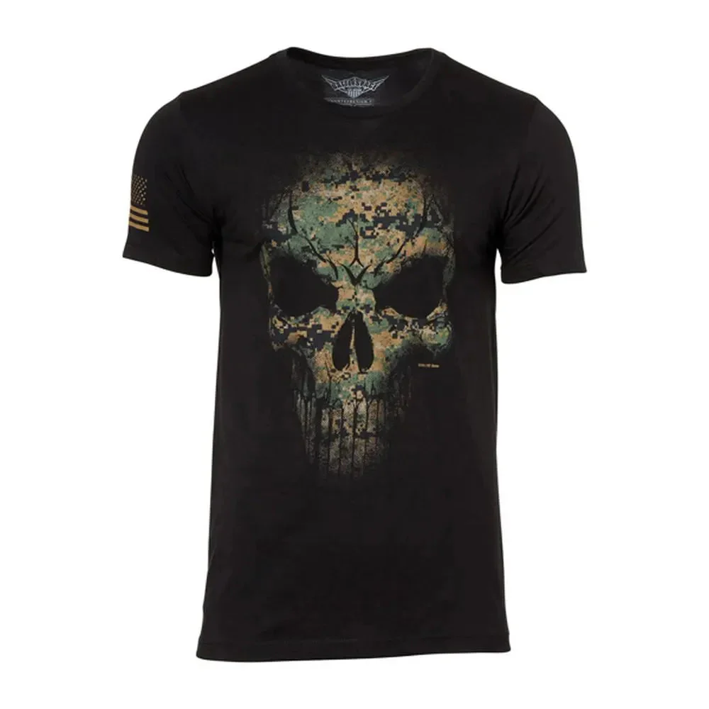 T-Shirt USMC Marpat Skull - Image 2