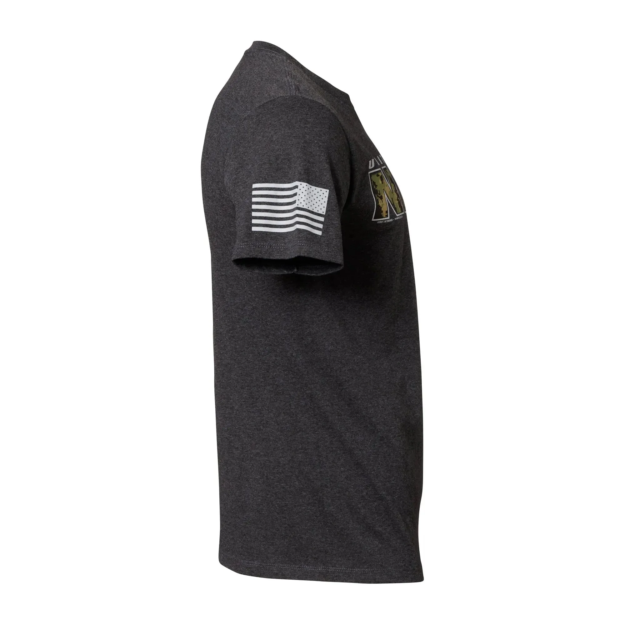 T-Shirt USN Camo Text - Image 3