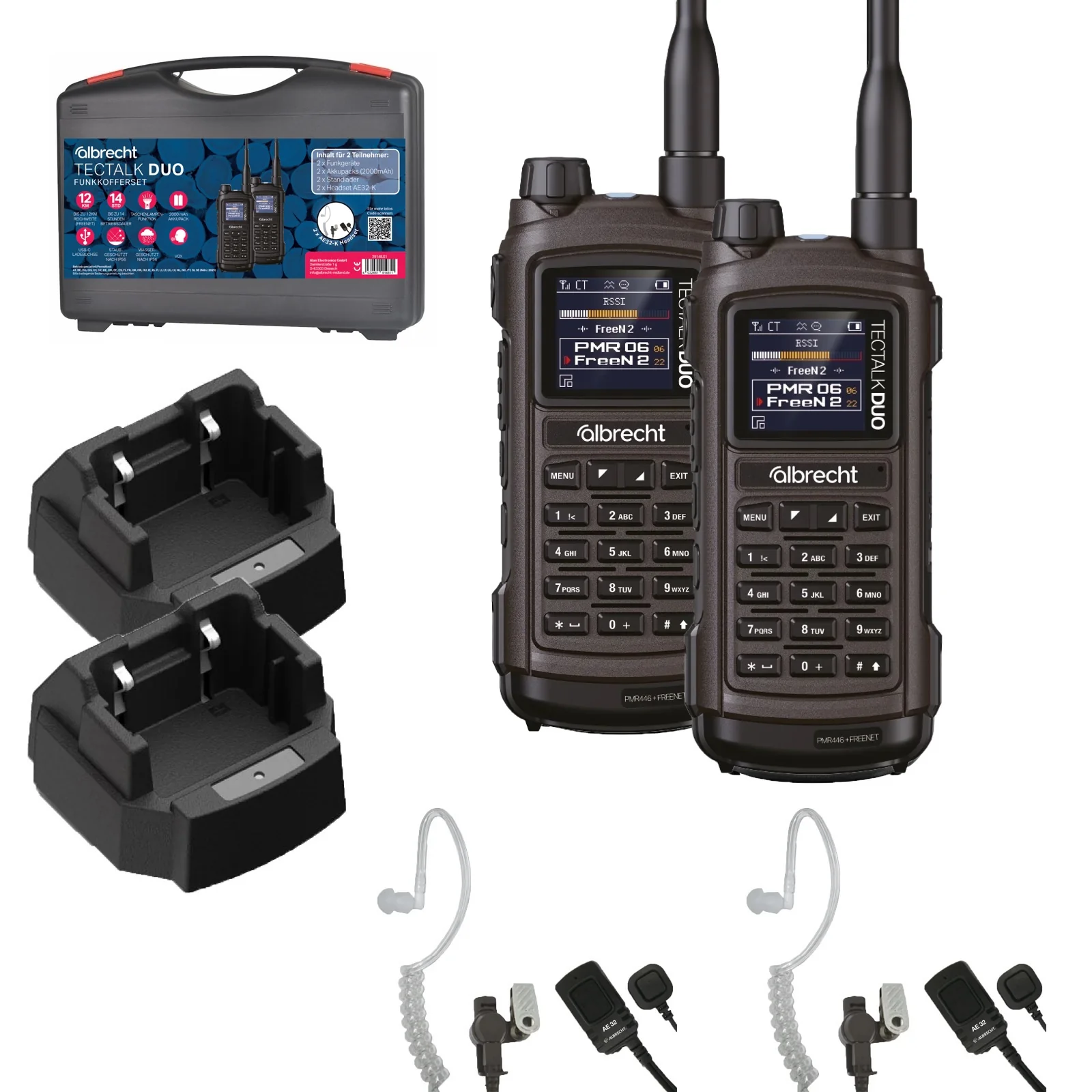 Funkgerät Tectalk Duo 2er Kofferset