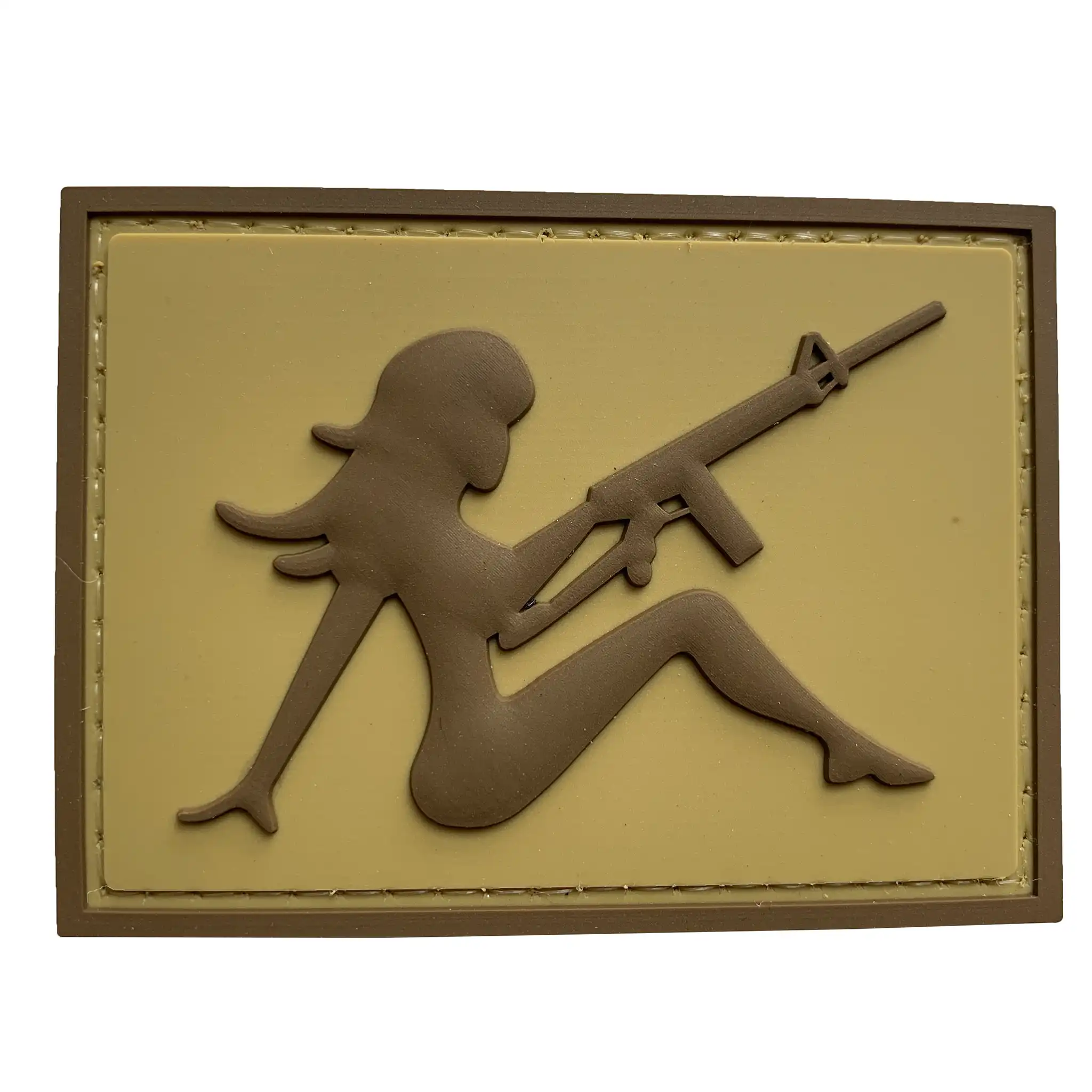 3D Patch Girl with Rifle - Image 2