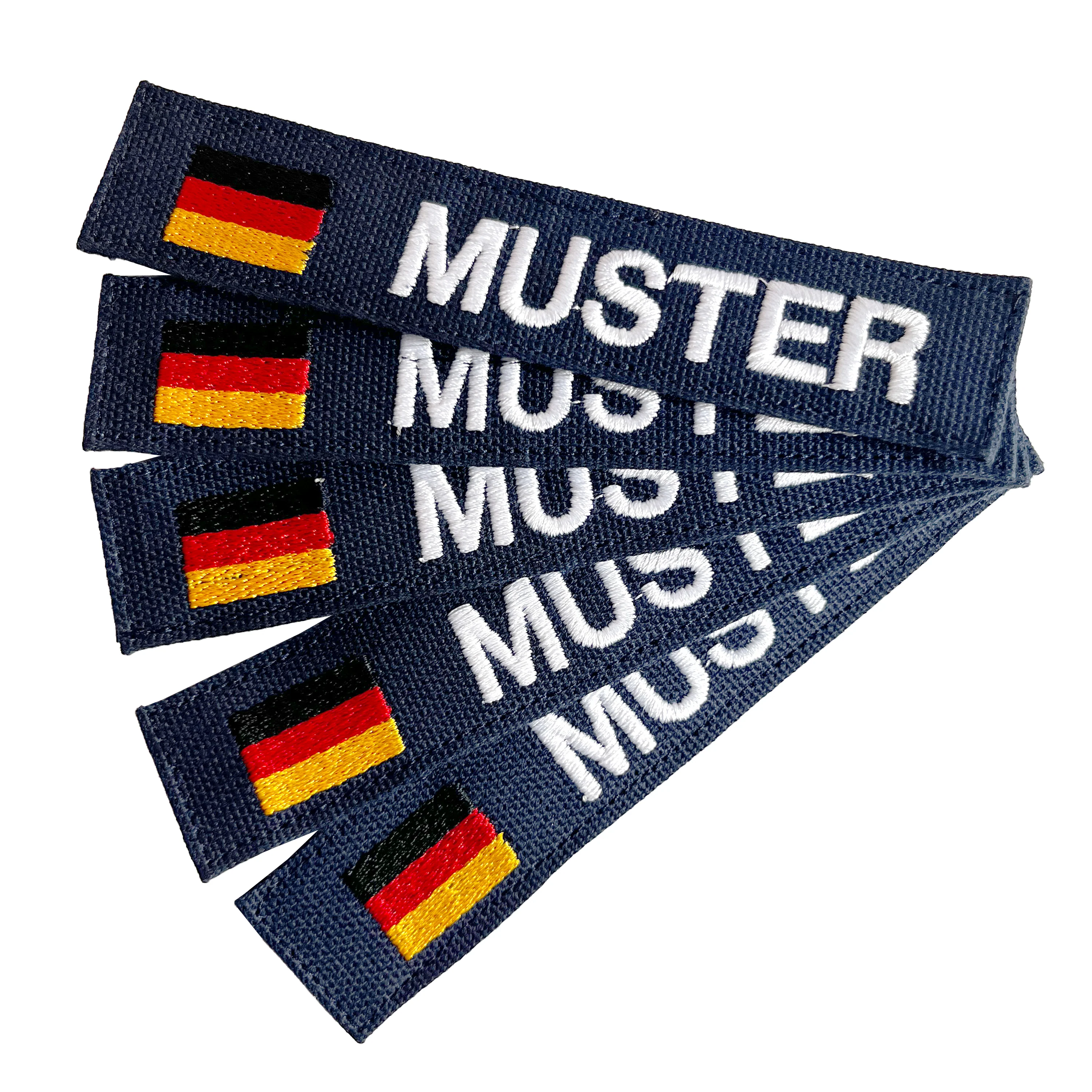 Namensbänder 5er Set mit Flagge Navy - Image 4