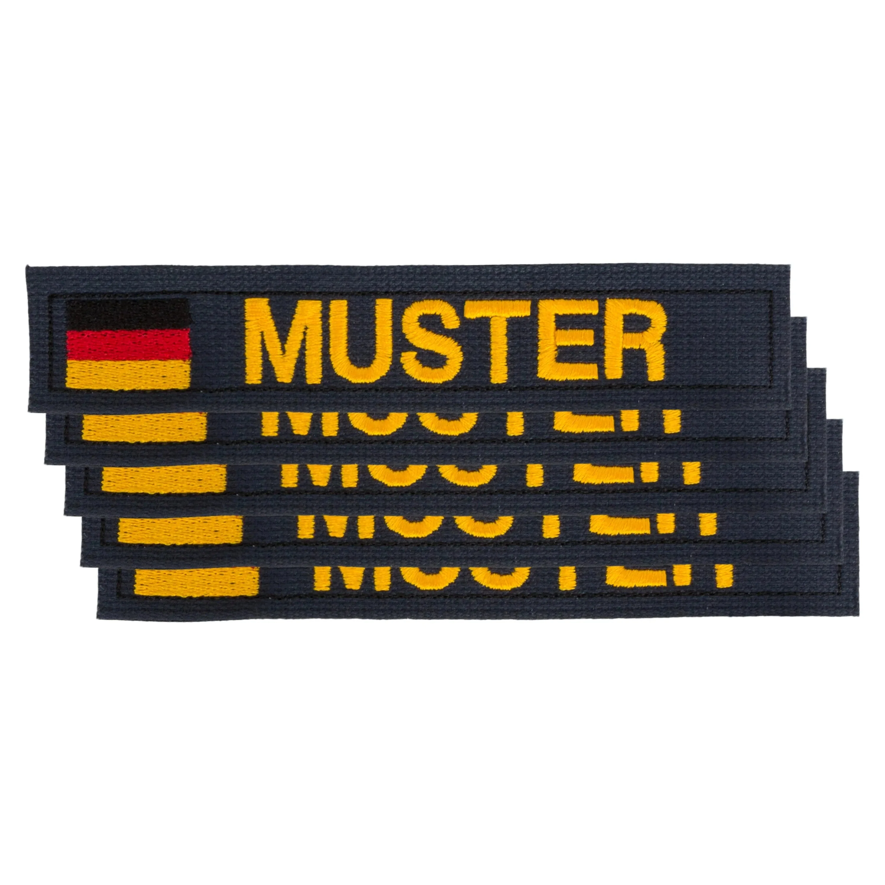 Namensbänder 5er Set mit Flagge Navy - Image 7