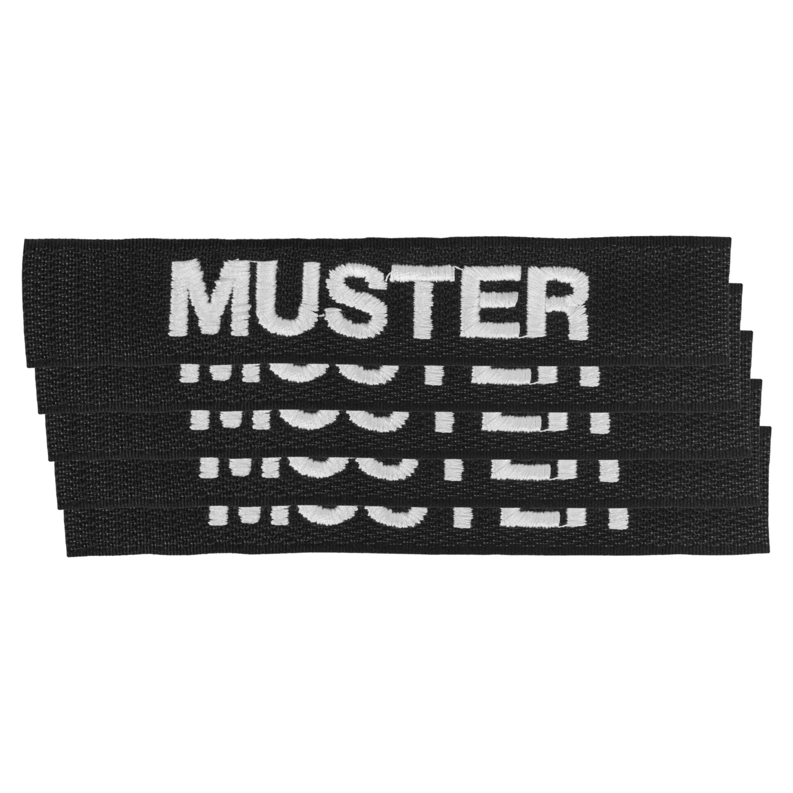 Namensbänder 5er Set Schwarz - Image 4