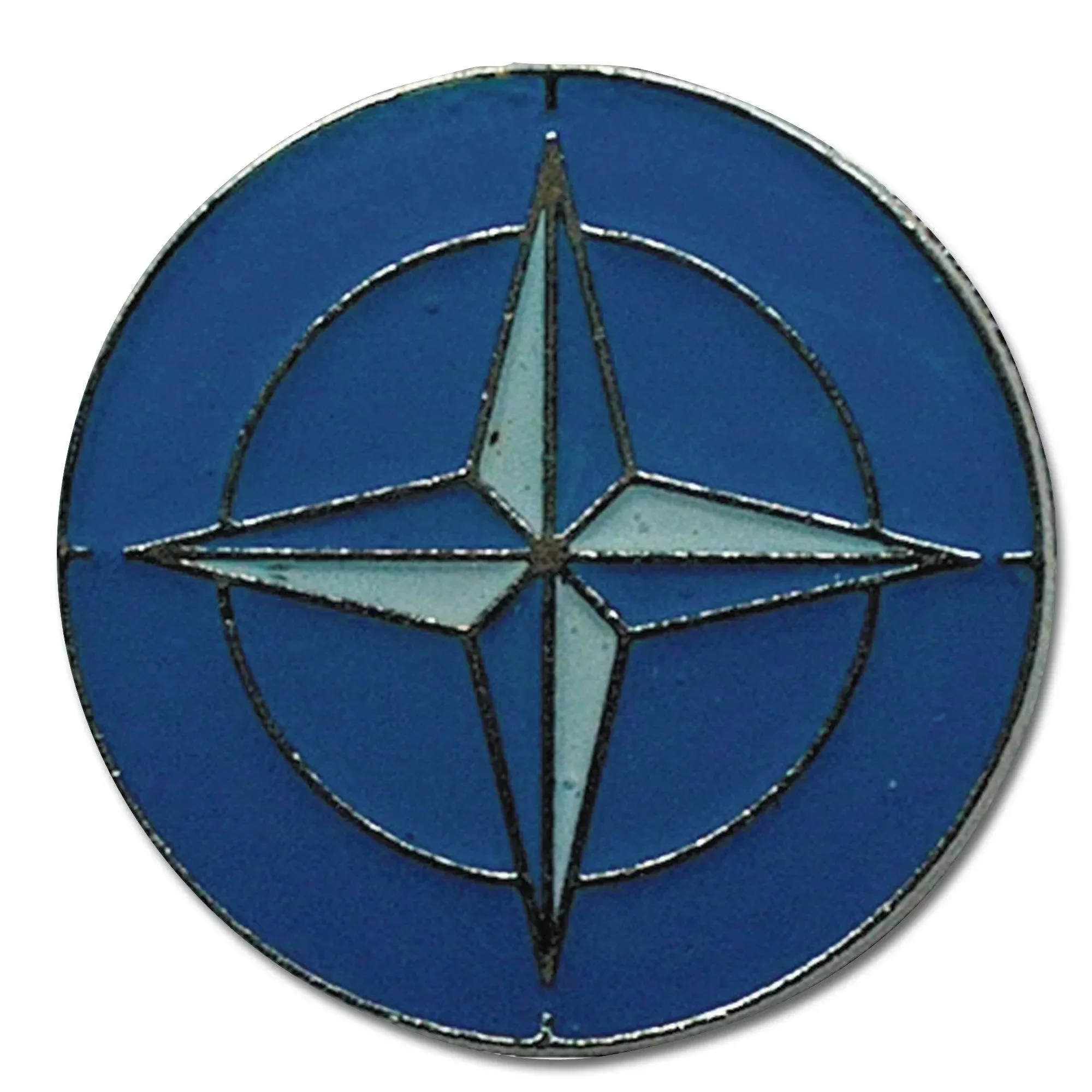 Pin Mini Metall Abzeichen NATO