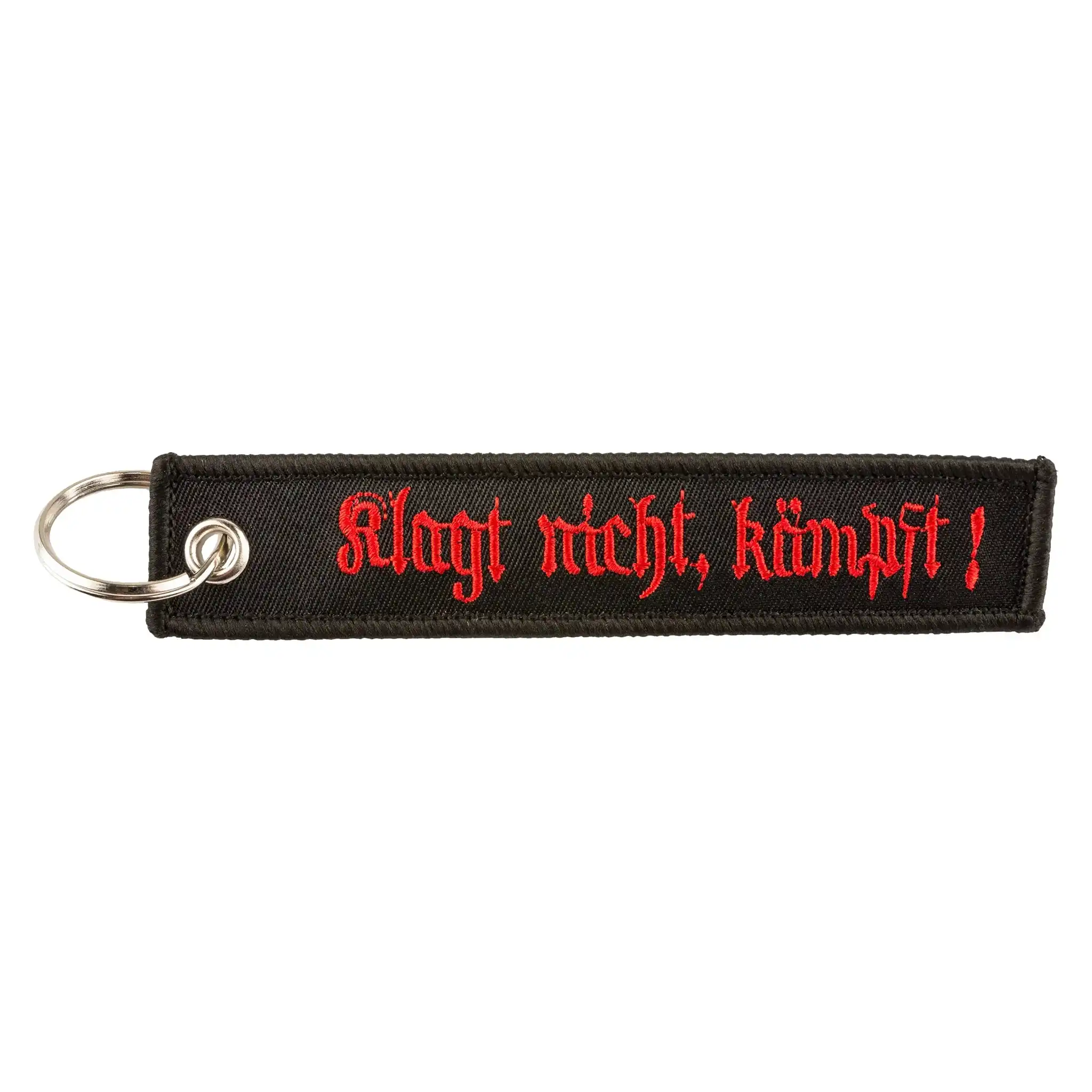 Schlüsselanhänger Textil Klagt nicht Kämpft