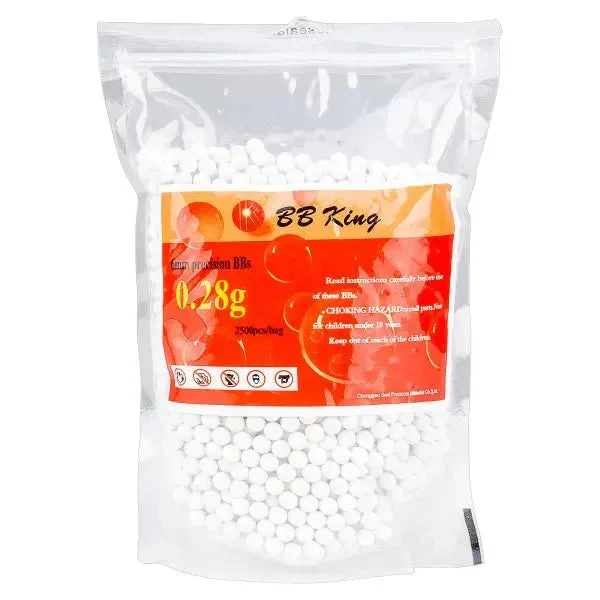 Softair-Kugeln BBs 6 mm 2500 St. 0.28 g weiß