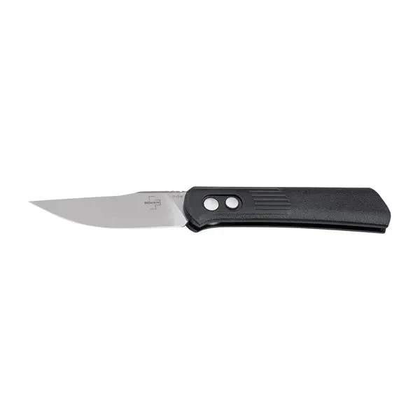 Taschenmesser Alluvial Satin schwarz silberfarben