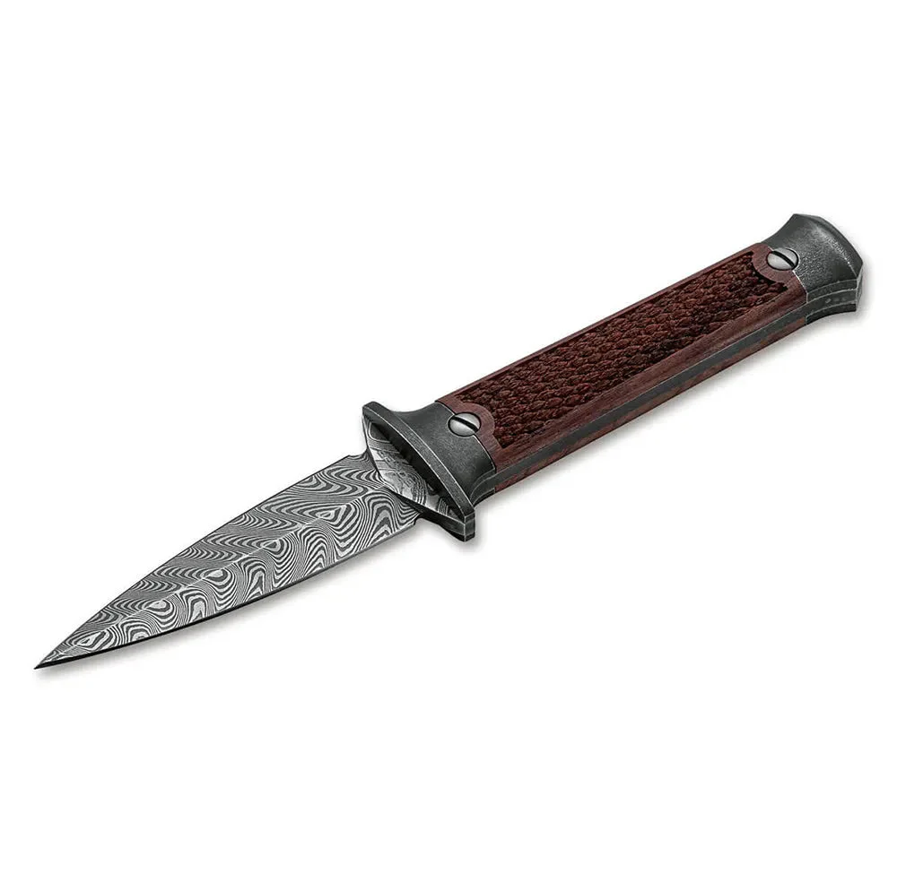 Messer P08 Damast braun