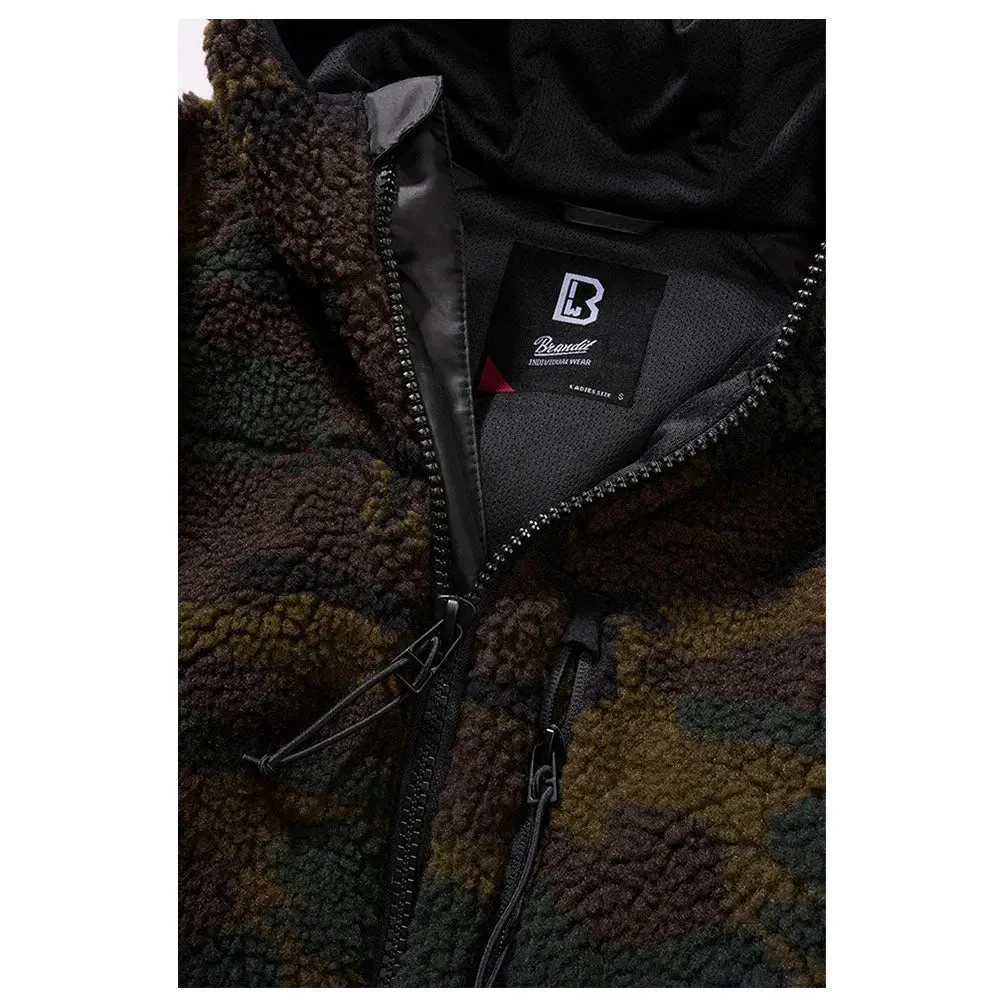 Jacke Teddyfleecejacket Hood Frauen - Image 3