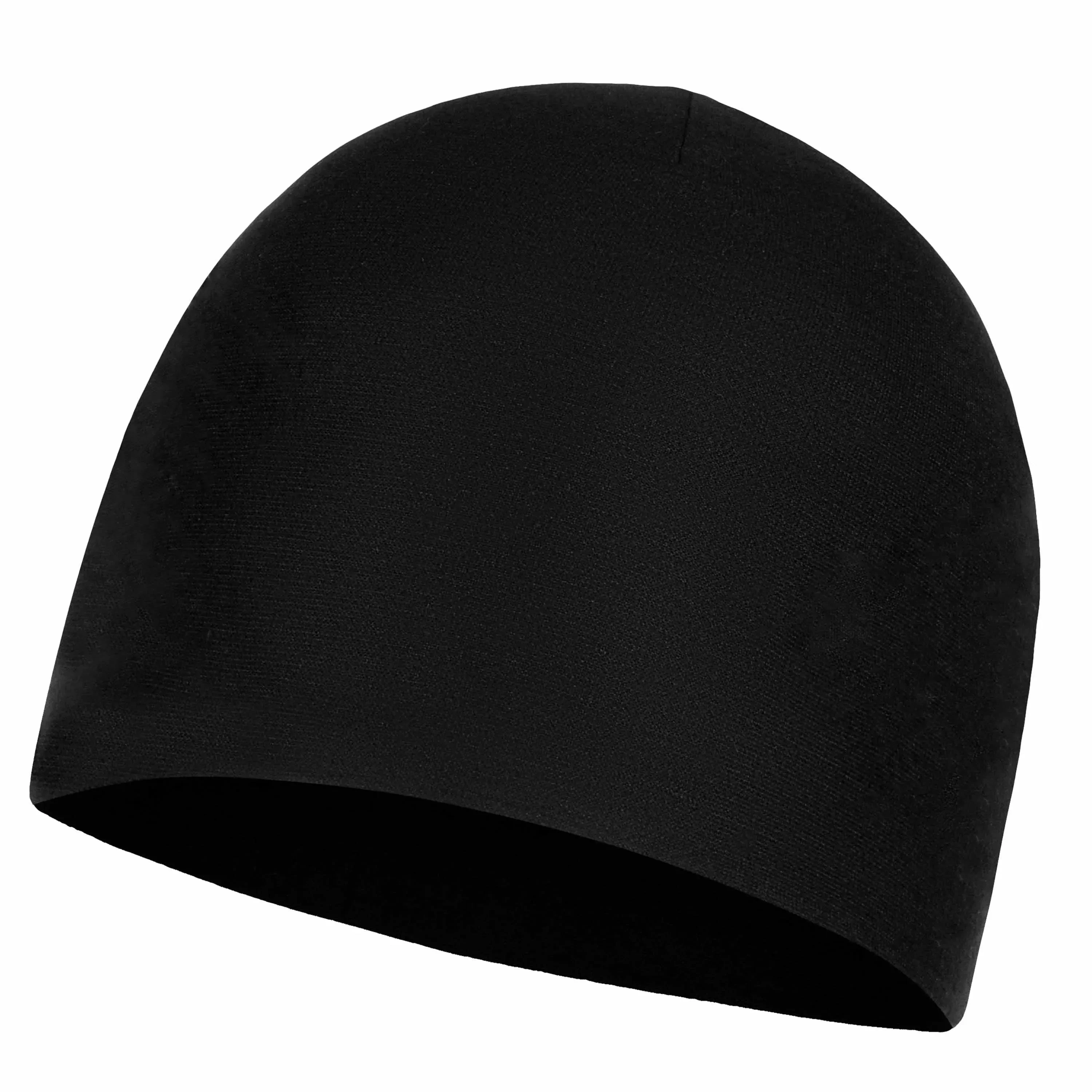 Beanie EcoStretch solid black - Image 2