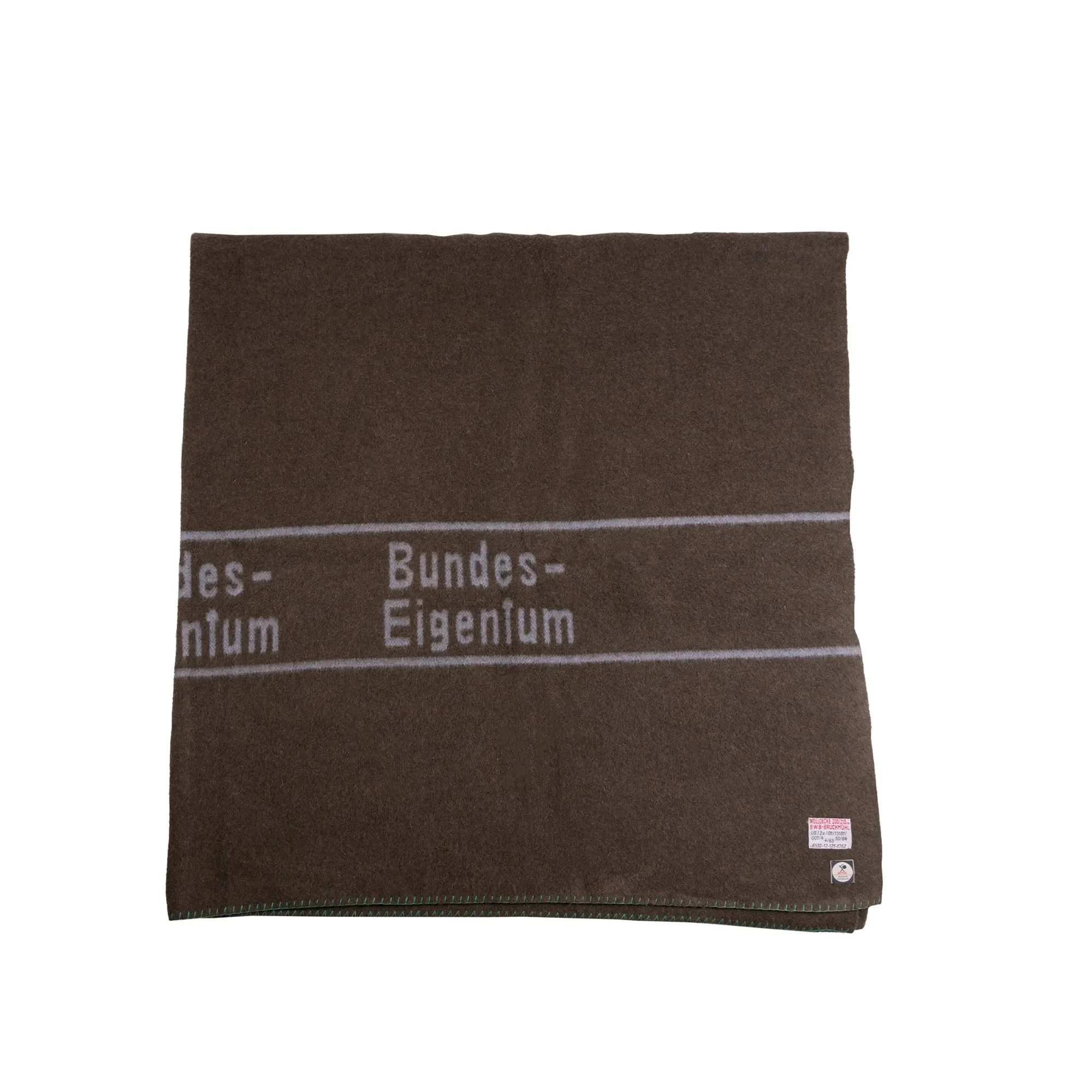 BW Wolldecke oliv/braun gebraucht