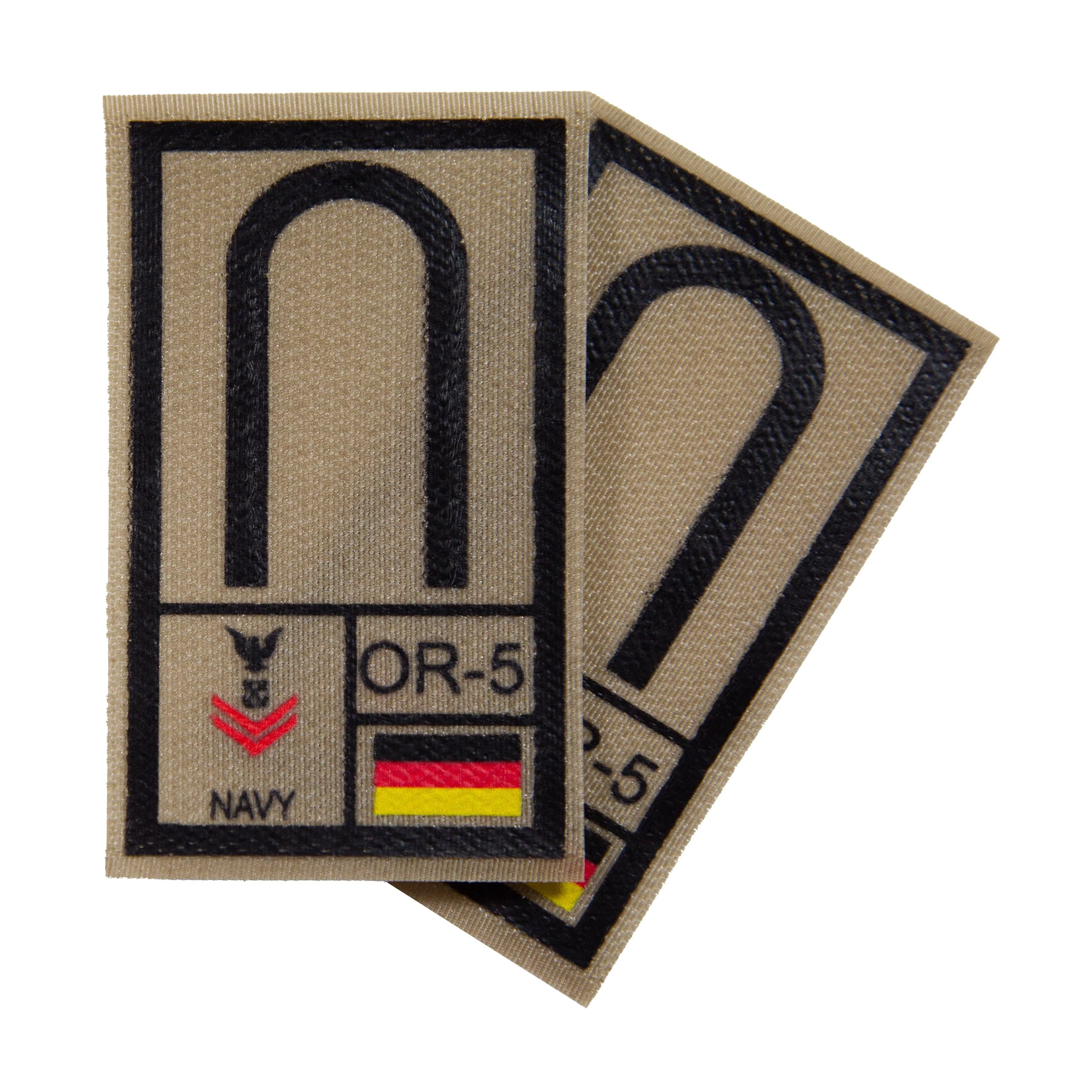 BW Rangabzeichen International bedruckt Marine Klett für KBS SK Schwarz - Image 10