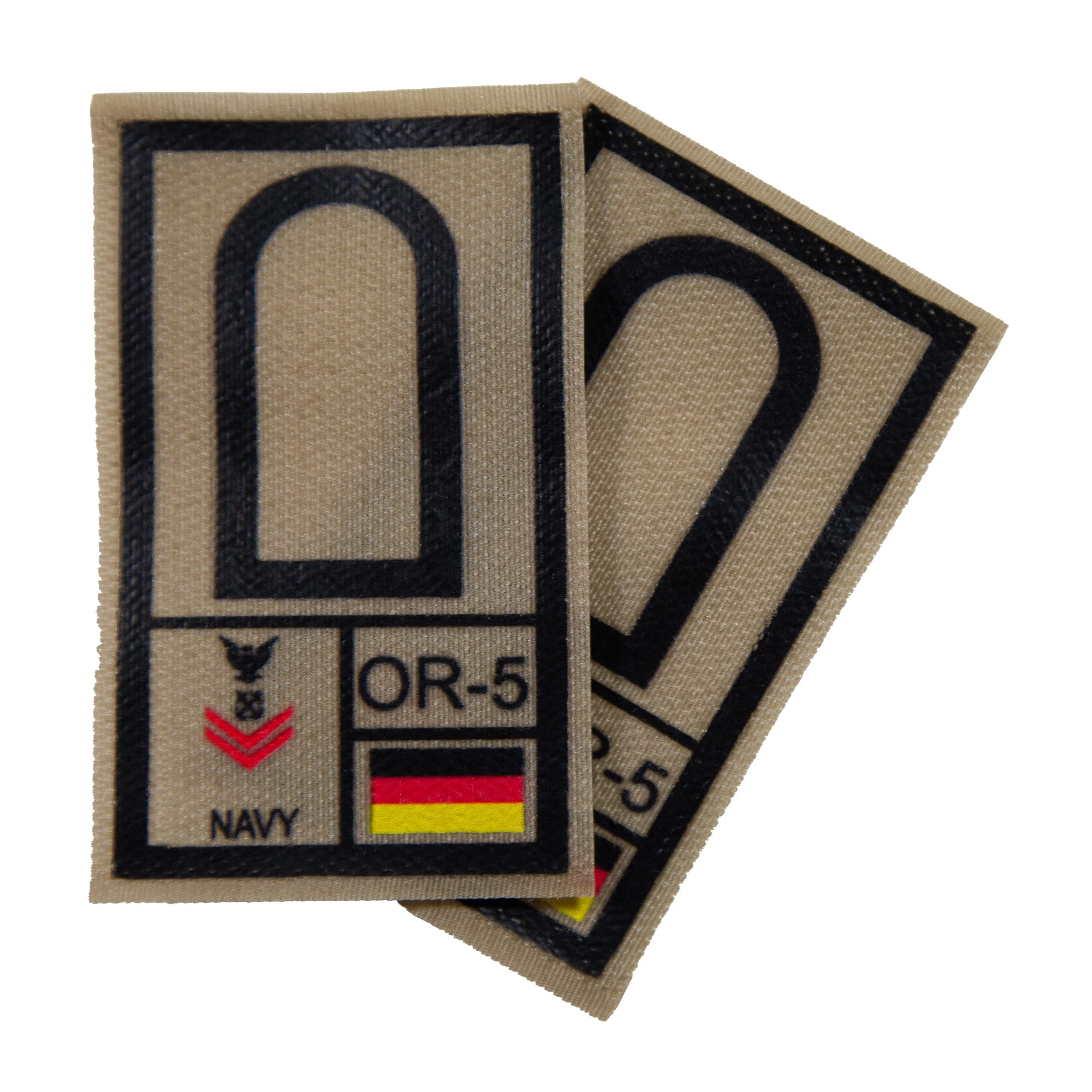 BW Rangabzeichen International bedruckt Marine Klett für KBS SK Schwarz - Image 11