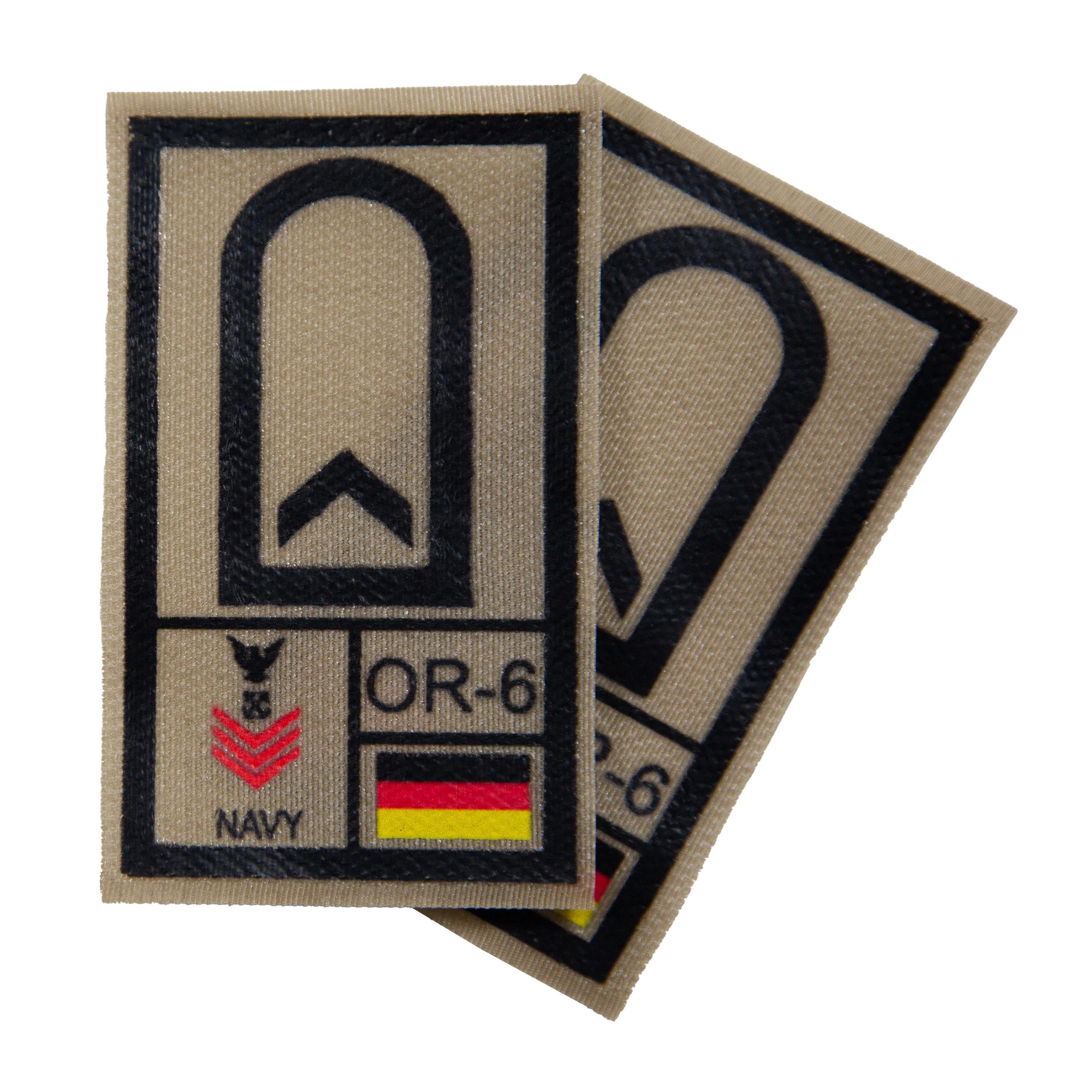 BW Rangabzeichen International bedruckt Marine Klett für KBS SK Schwarz - Image 12