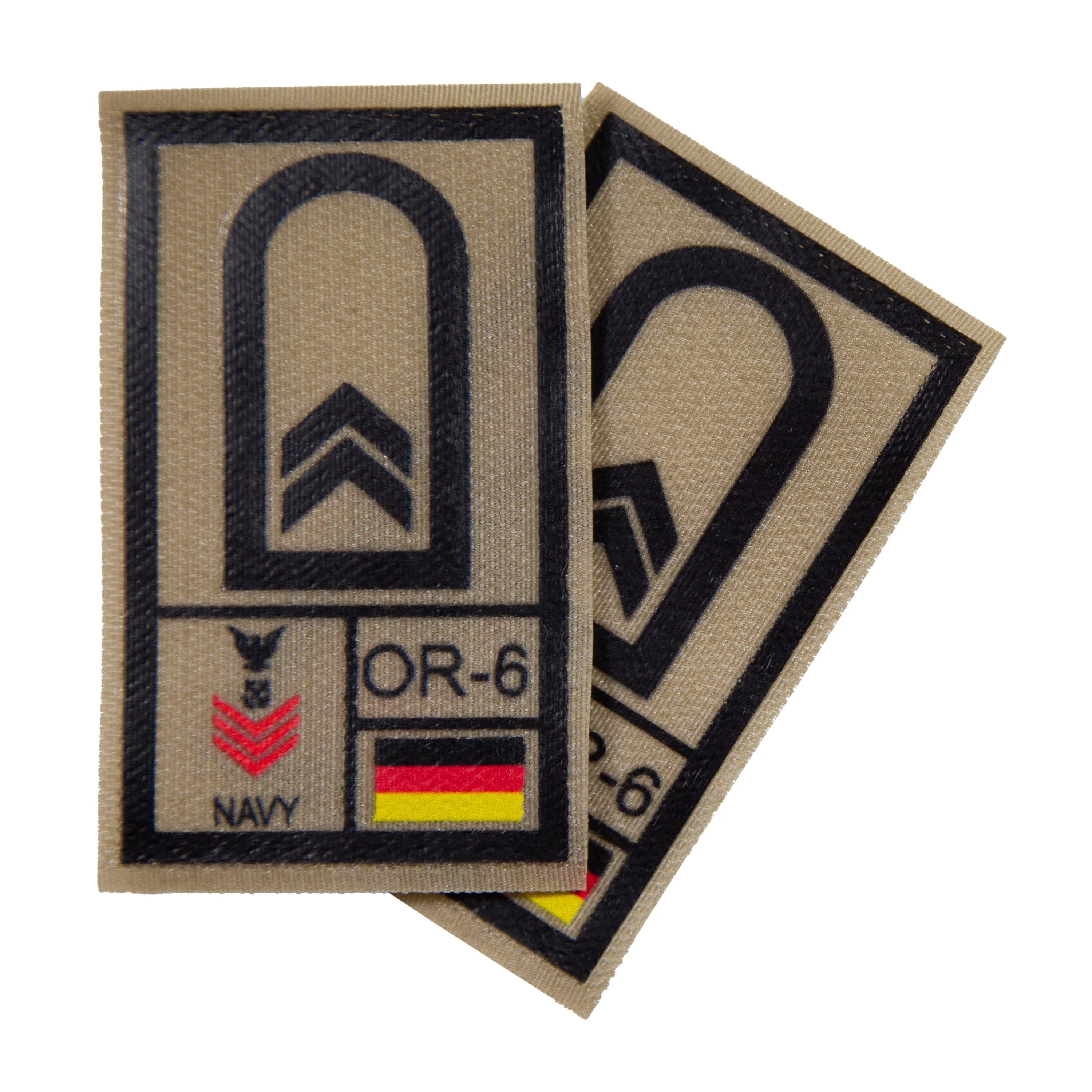 BW Rangabzeichen International bedruckt Marine Klett für KBS SK Schwarz - Image 13