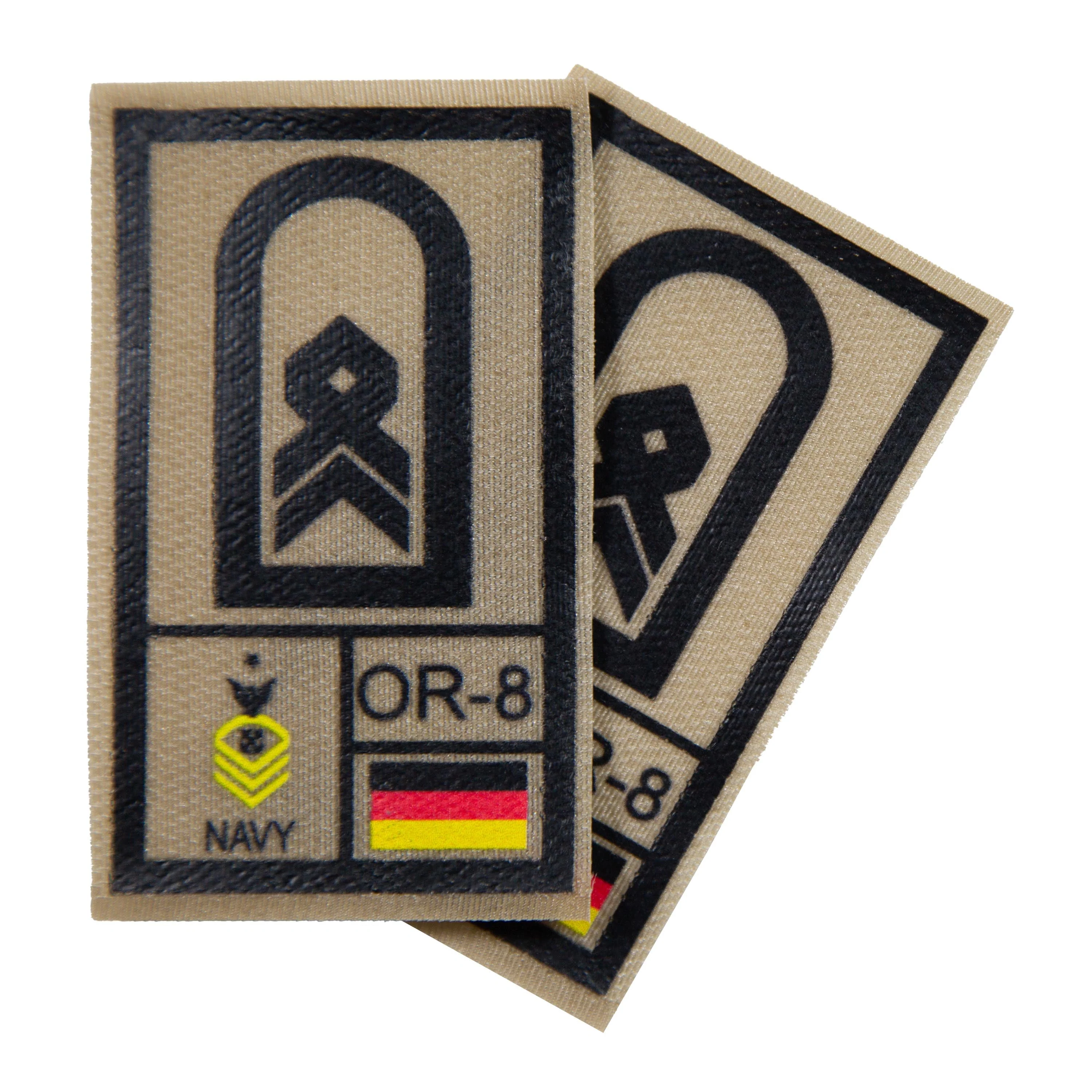 BW Rangabzeichen International bedruckt Marine Klett für KBS SK Schwarz - Image 15
