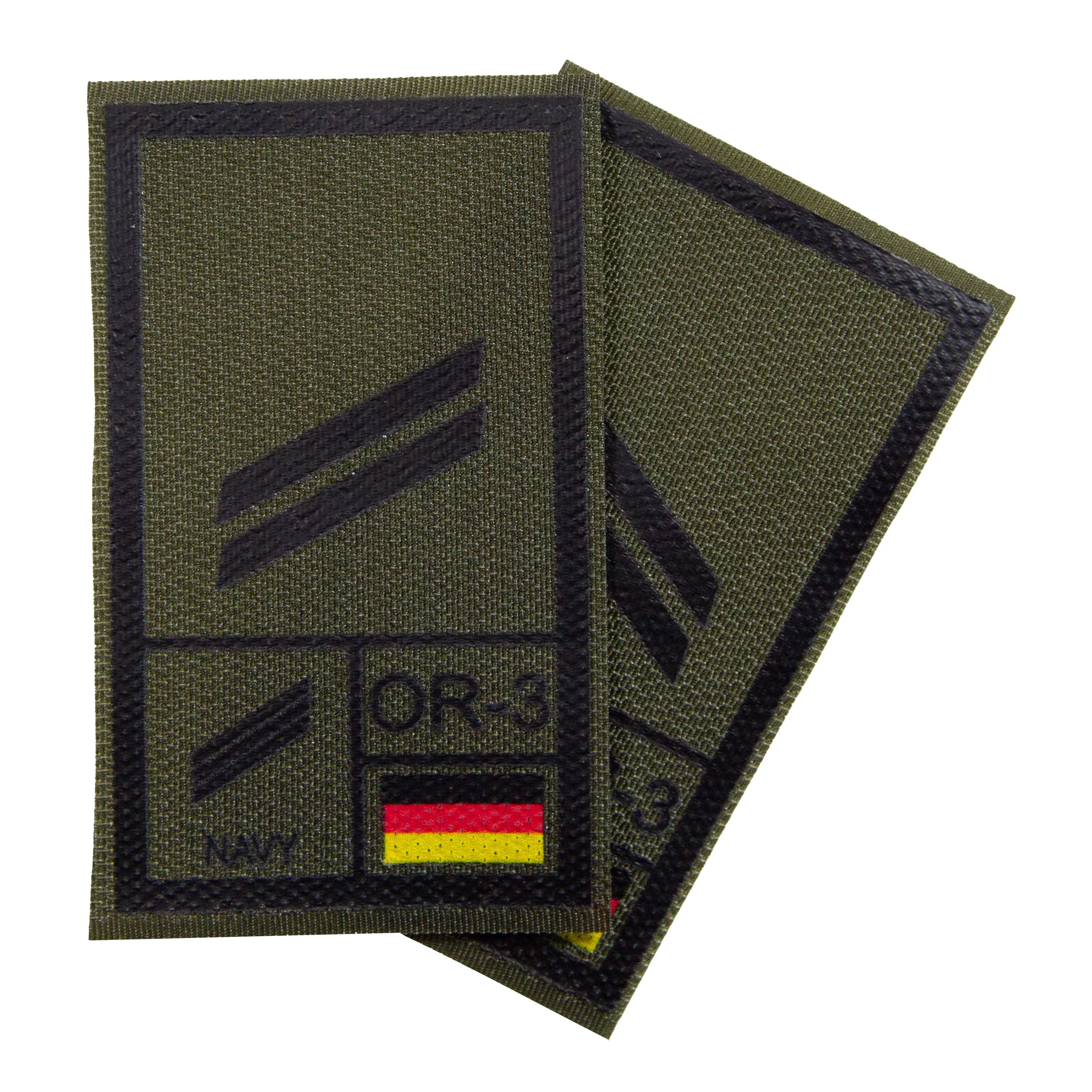 BW Rangabzeichen International bedruckt Marine Klett für KBS SK Schwarz - Image 22