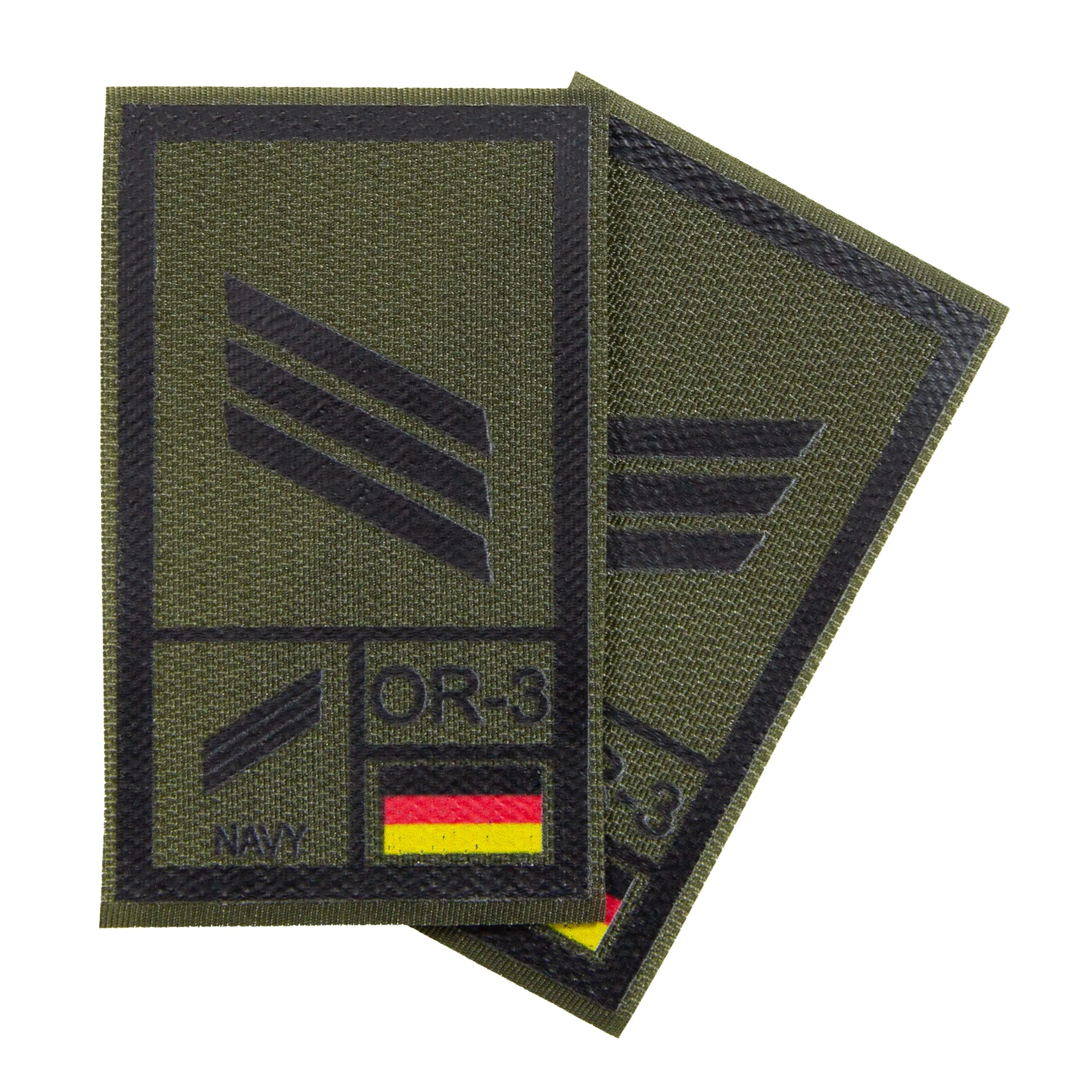 BW Rangabzeichen International bedruckt Marine Klett für KBS SK Schwarz - Image 23
