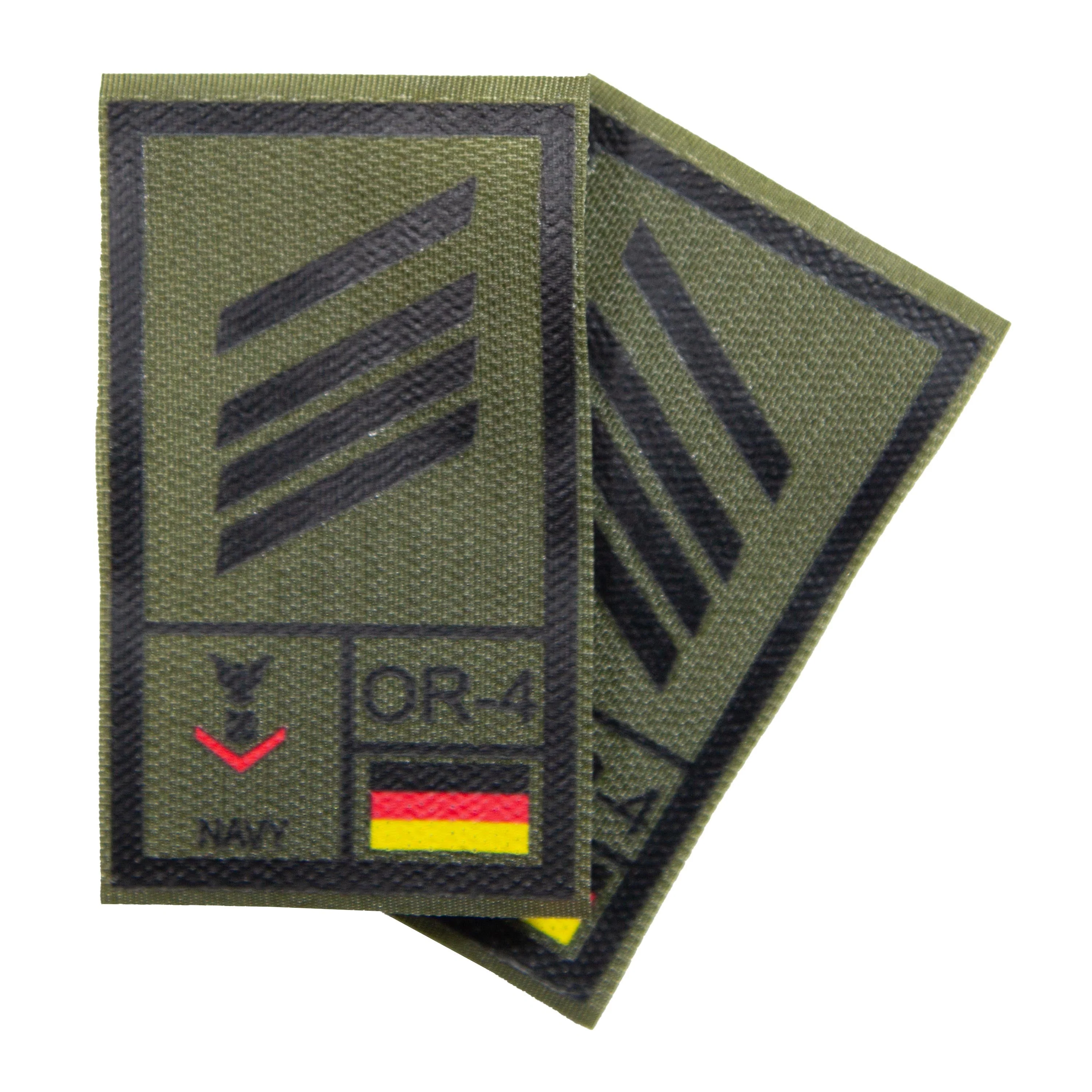 BW Rangabzeichen International bedruckt Marine Klett für KBS SK Schwarz - Image 24