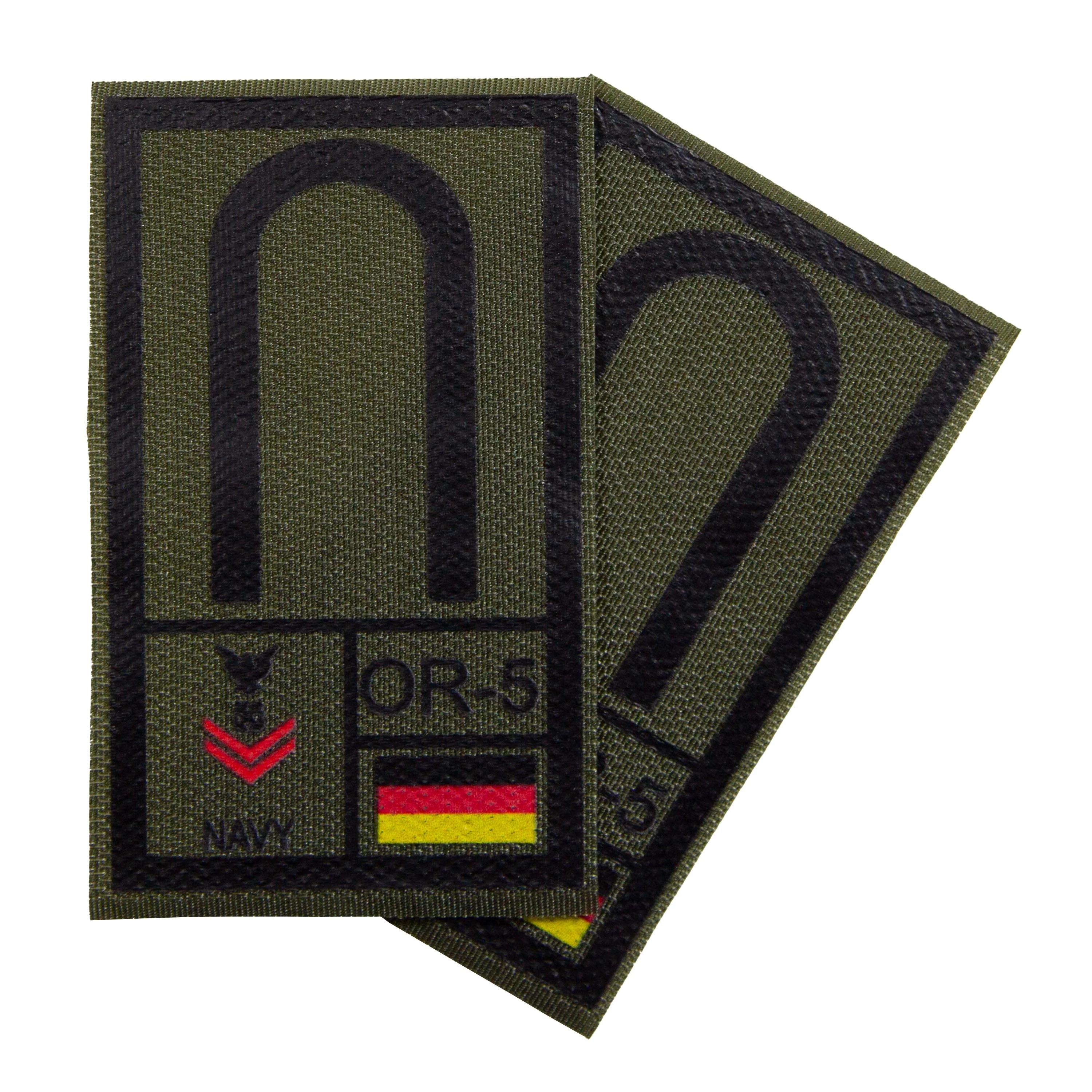 BW Rangabzeichen International bedruckt Marine Klett für KBS SK Schwarz - Image 28