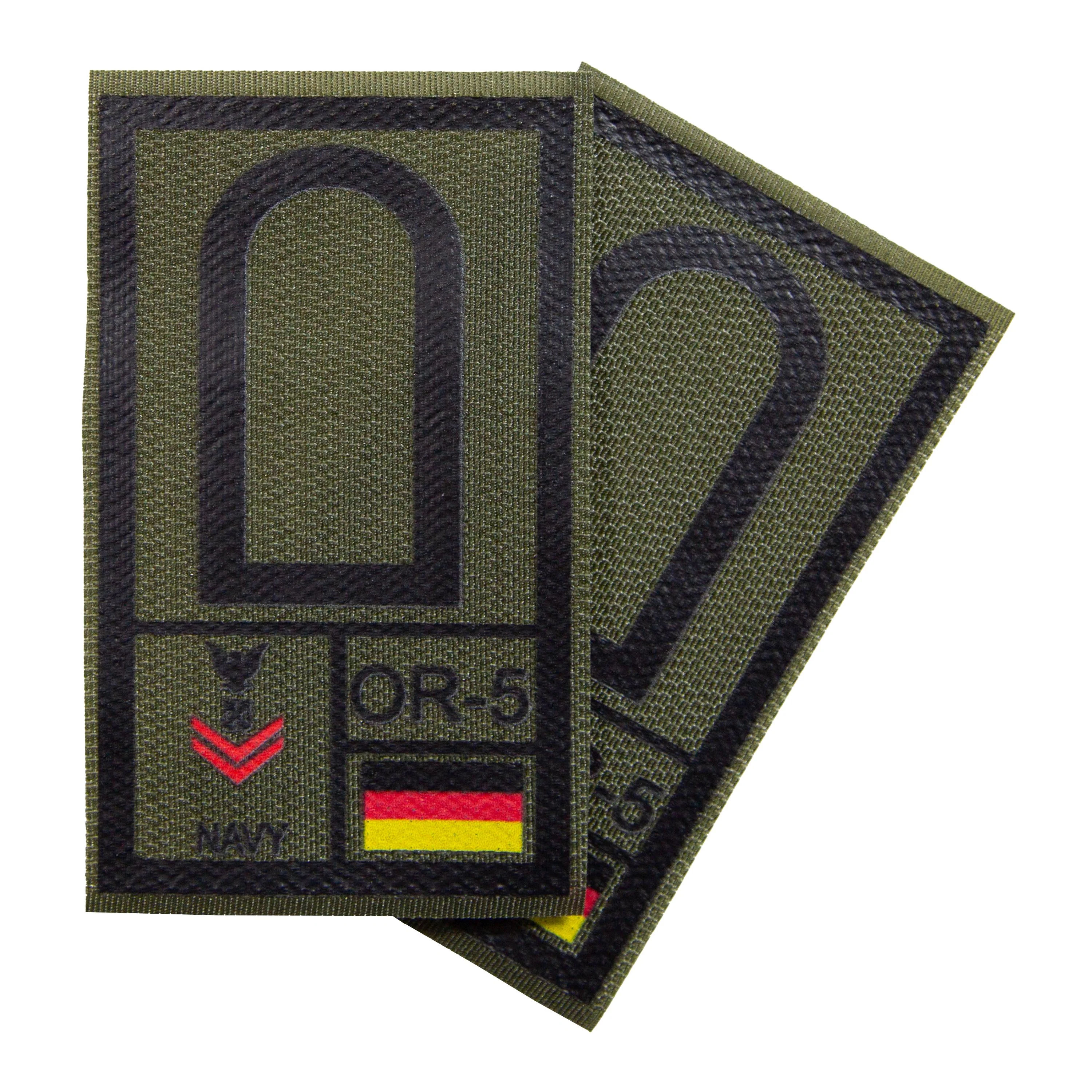 BW Rangabzeichen International bedruckt Marine Klett für KBS SK Schwarz - Image 29