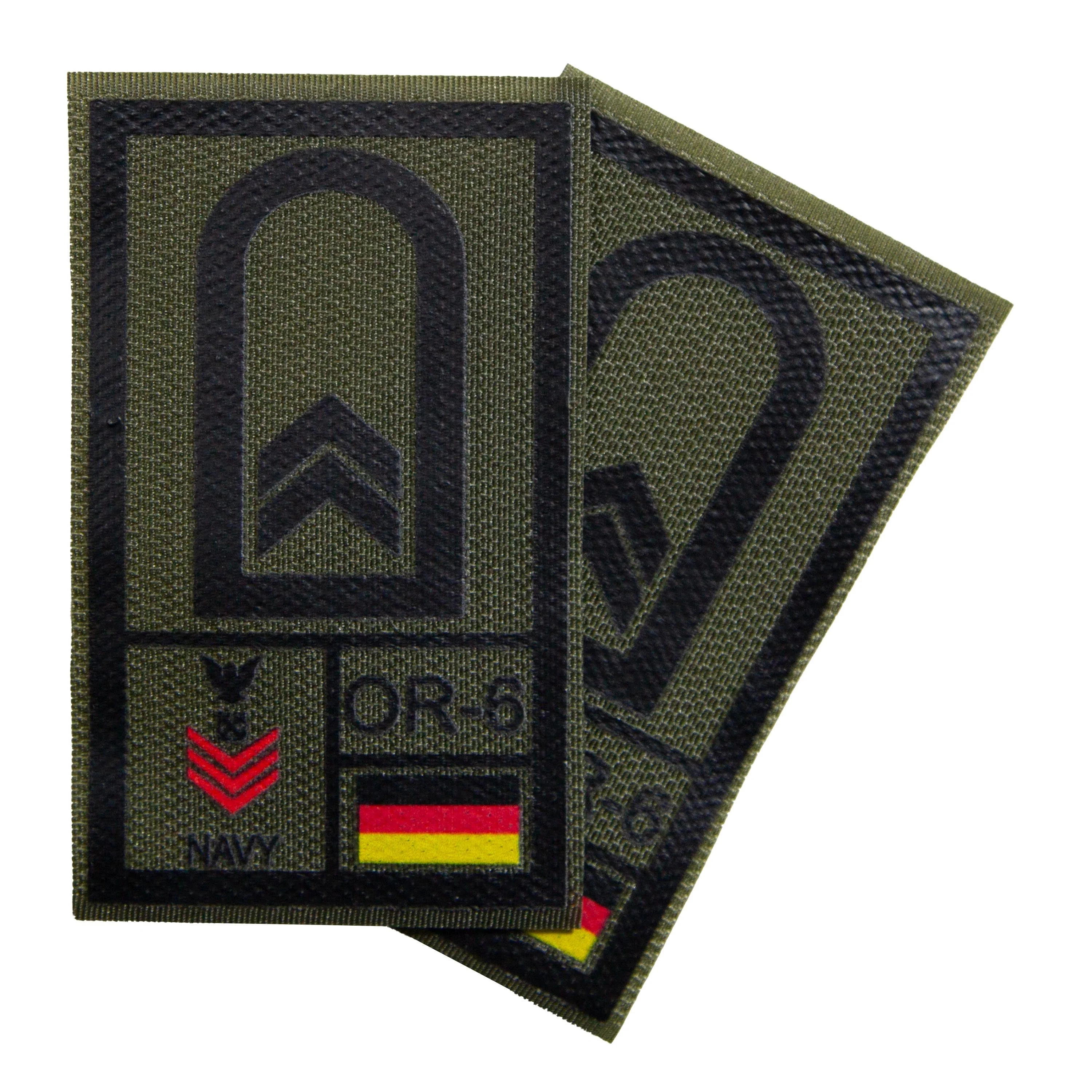 BW Rangabzeichen International bedruckt Marine Klett für KBS SK Schwarz - Image 30
