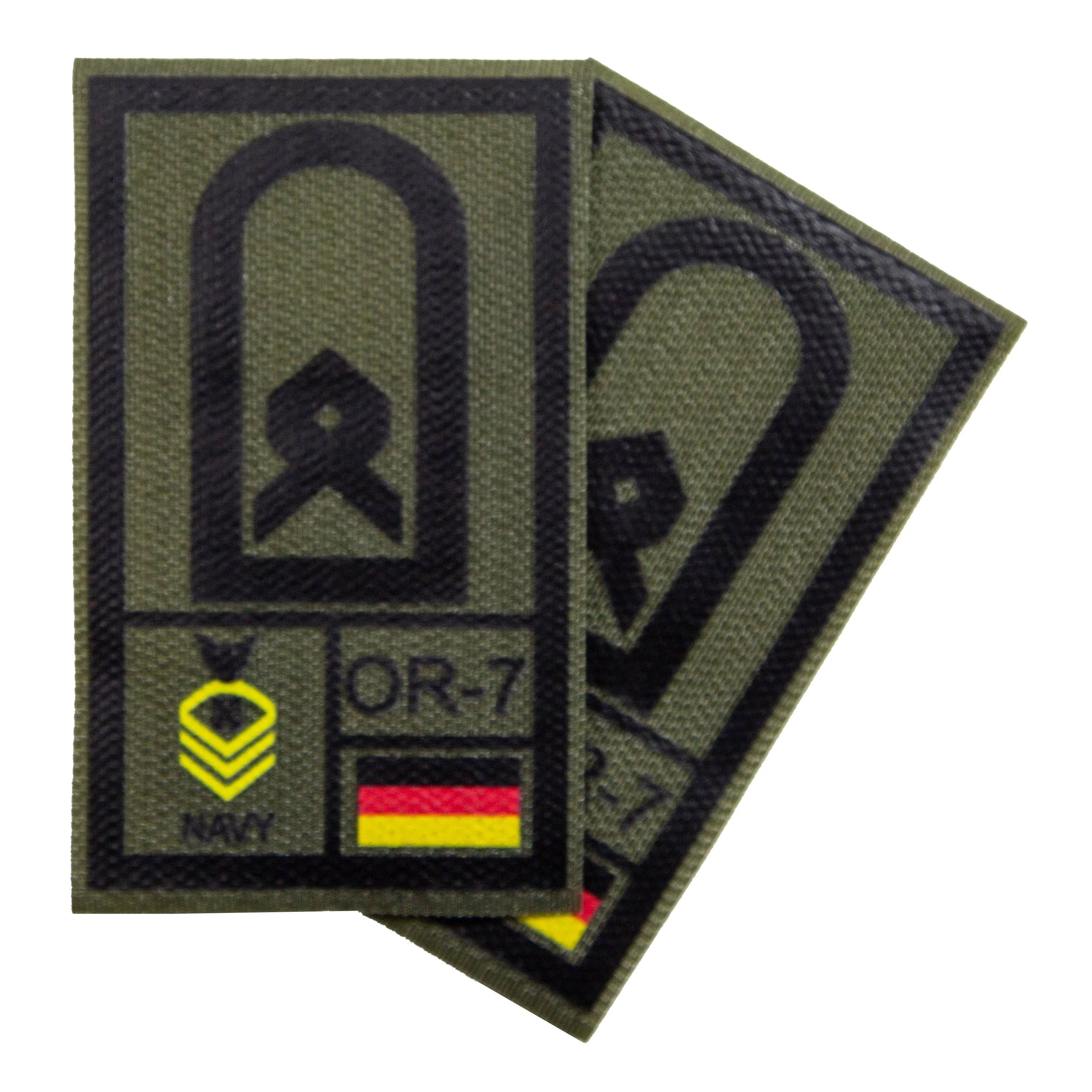 BW Rangabzeichen International bedruckt Marine Klett für KBS SK Schwarz - Image 31