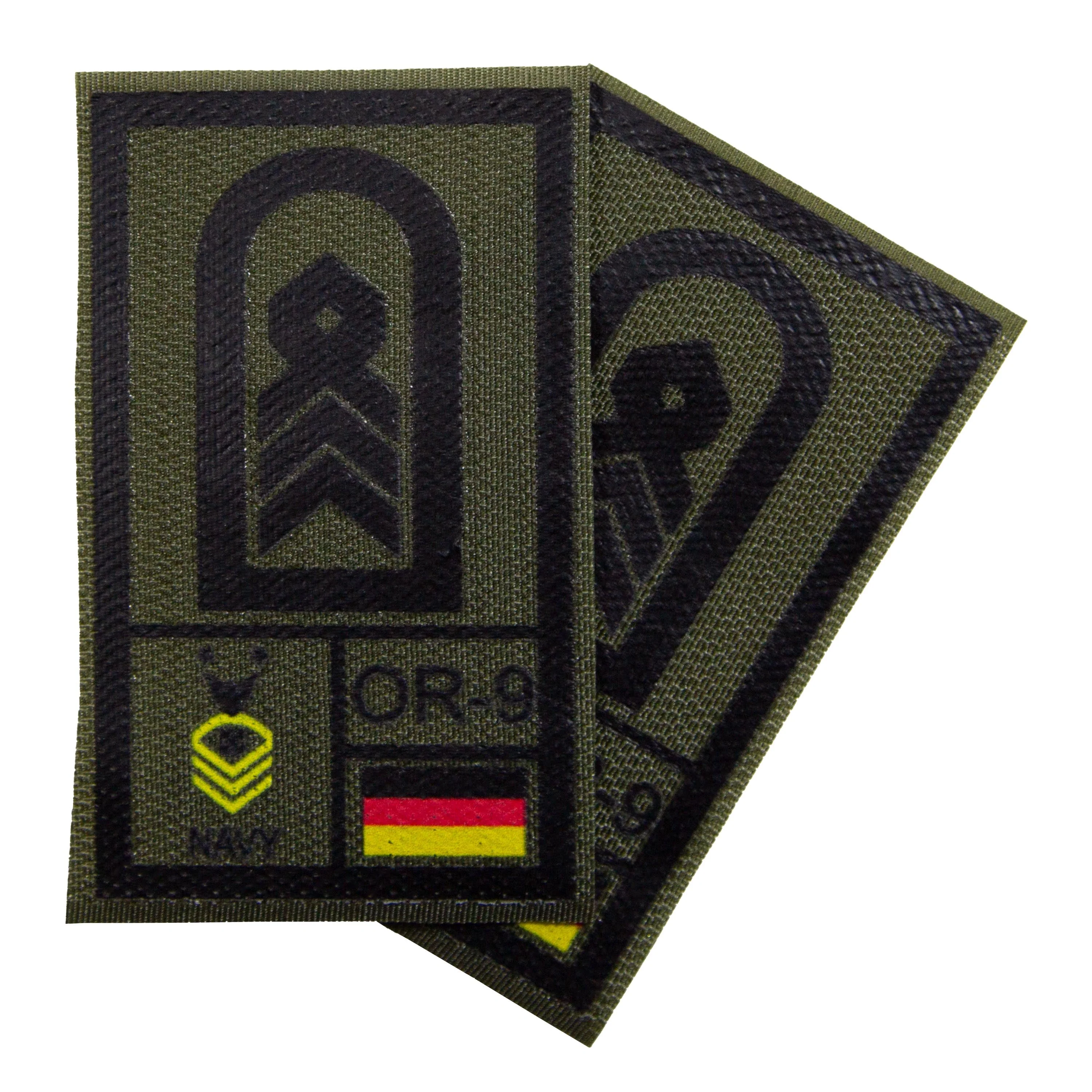 BW Rangabzeichen International bedruckt Marine Klett für KBS SK Schwarz - Image 32