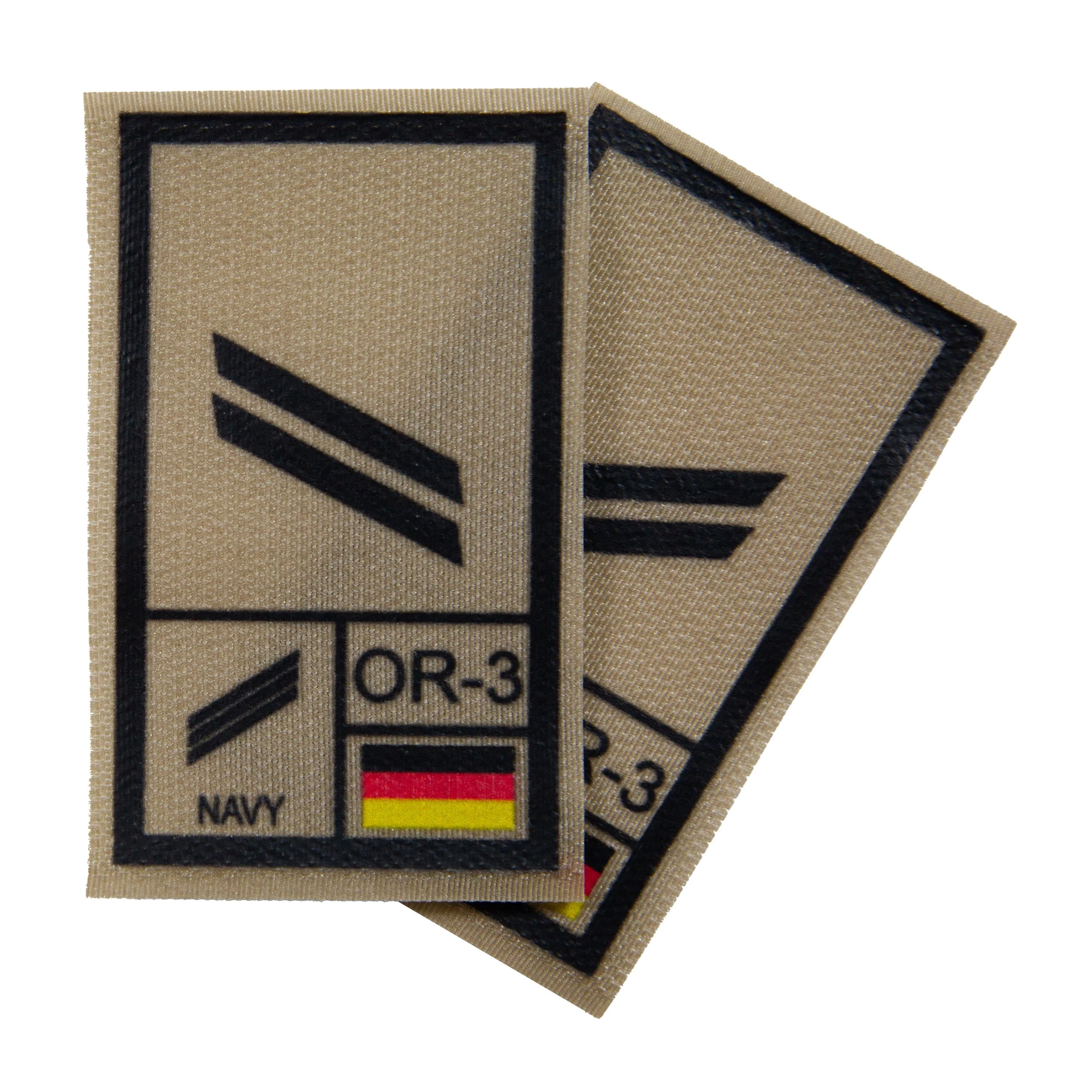 BW Rangabzeichen International bedruckt Marine Klett für KBS SK Schwarz - Image 4