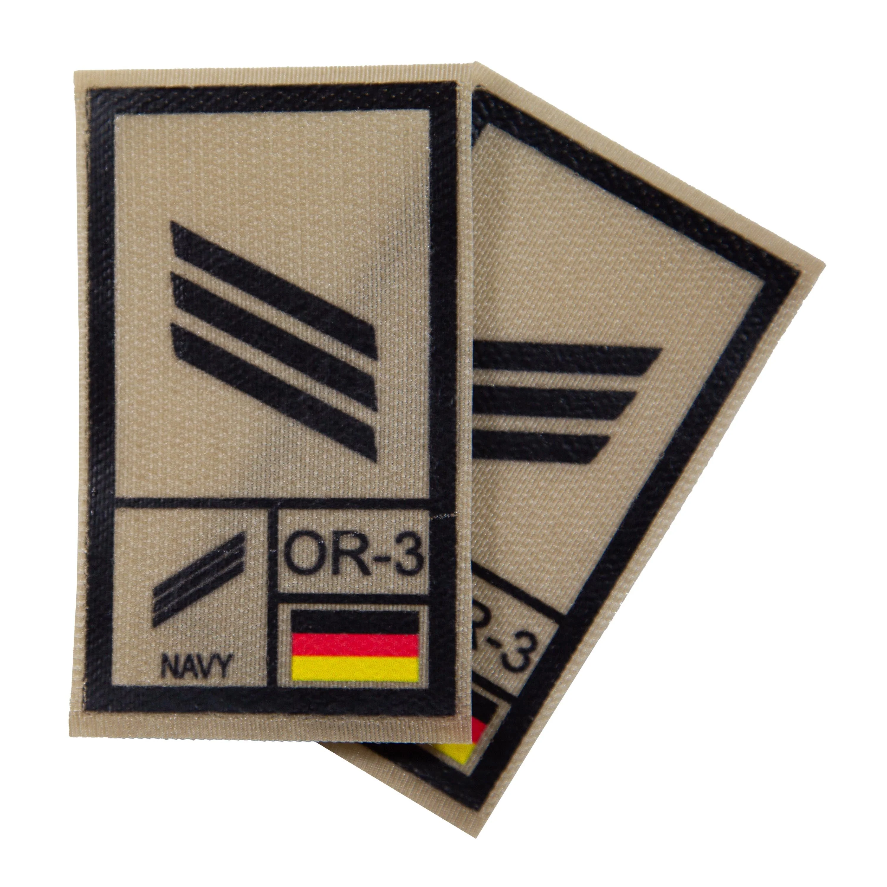 BW Rangabzeichen International bedruckt Marine Klett für KBS SK Schwarz - Image 5