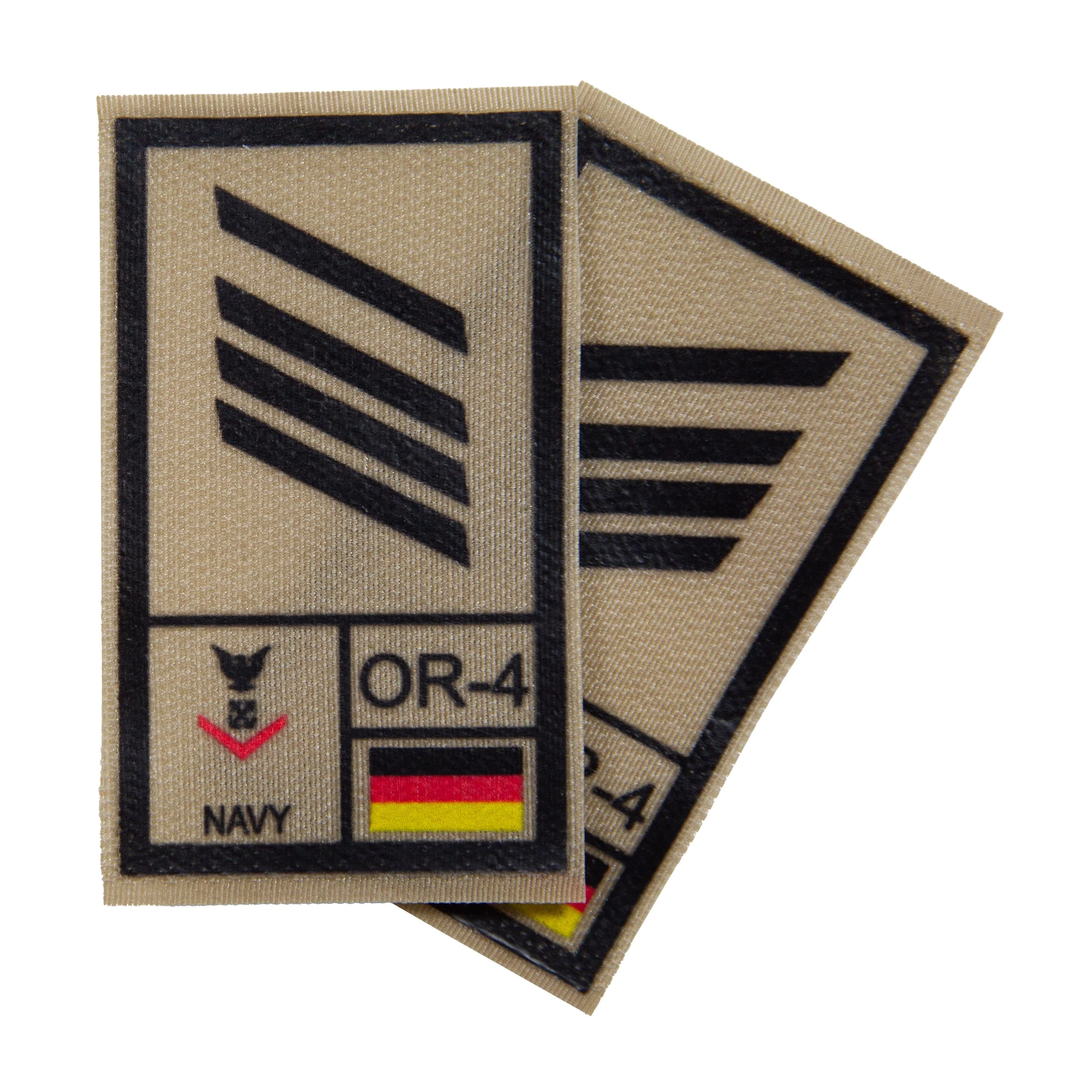 BW Rangabzeichen International bedruckt Marine Klett für KBS SK Schwarz - Image 6