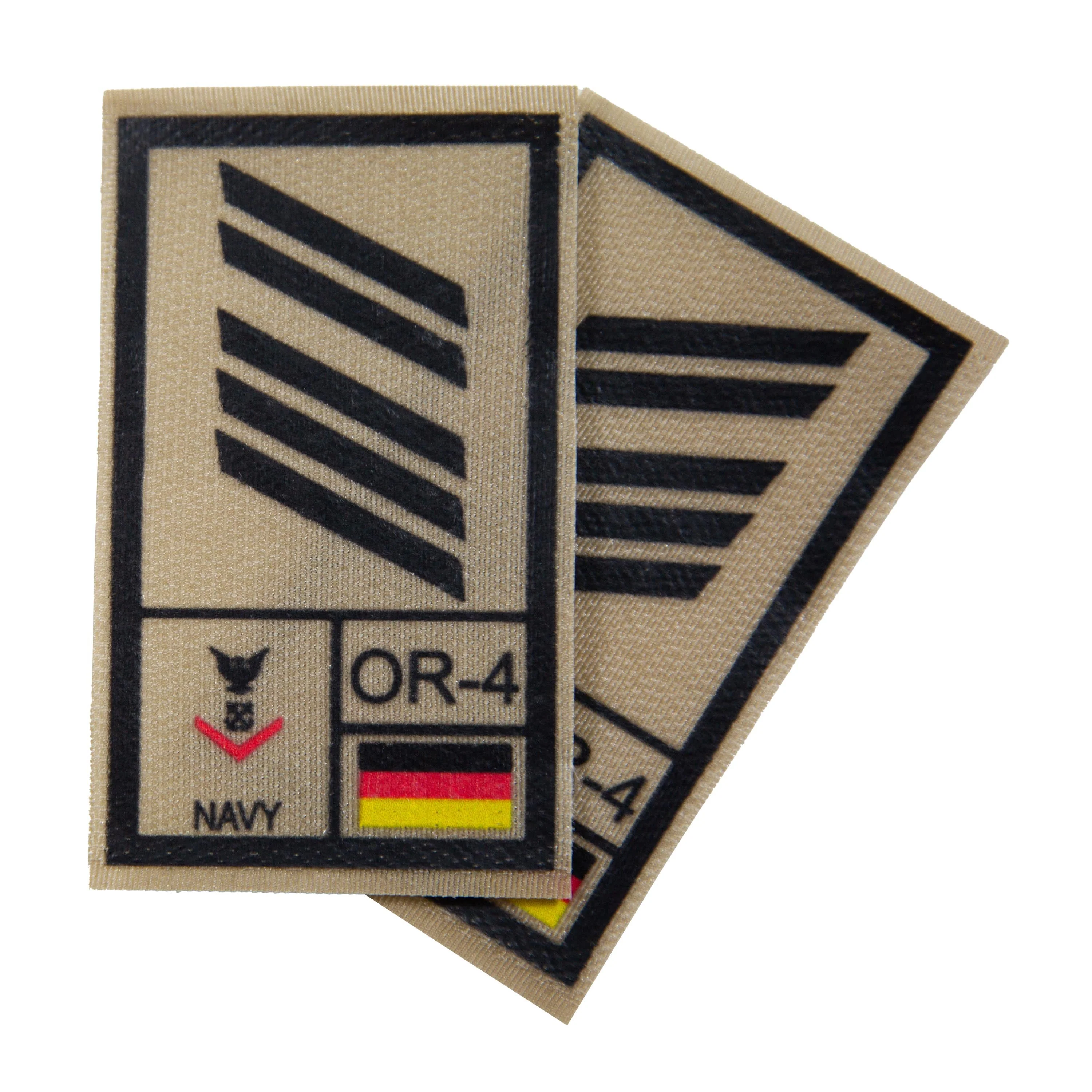 BW Rangabzeichen International bedruckt Marine Klett für KBS SK Schwarz - Image 7
