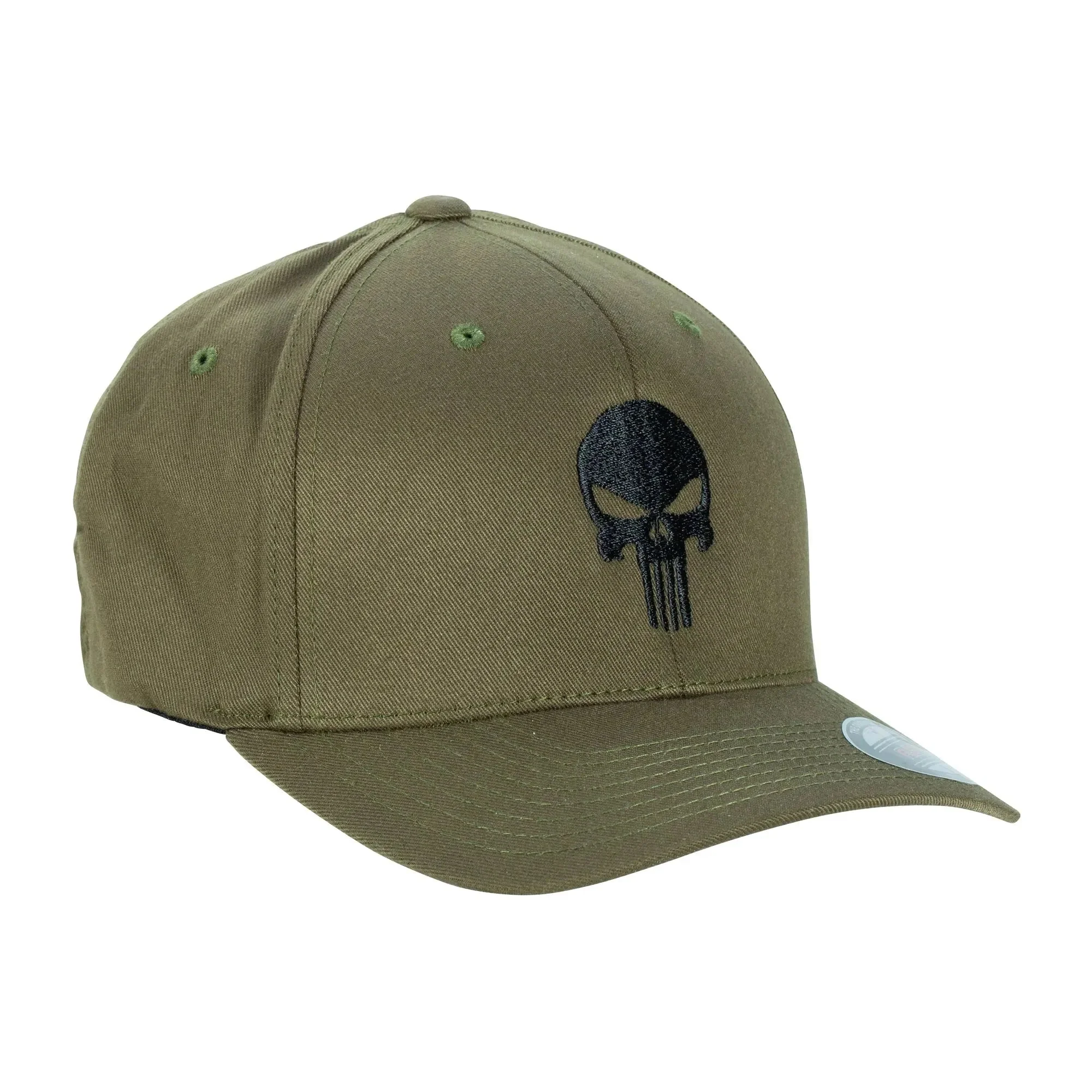 Cap Flexfit Punisher schwarz oliv