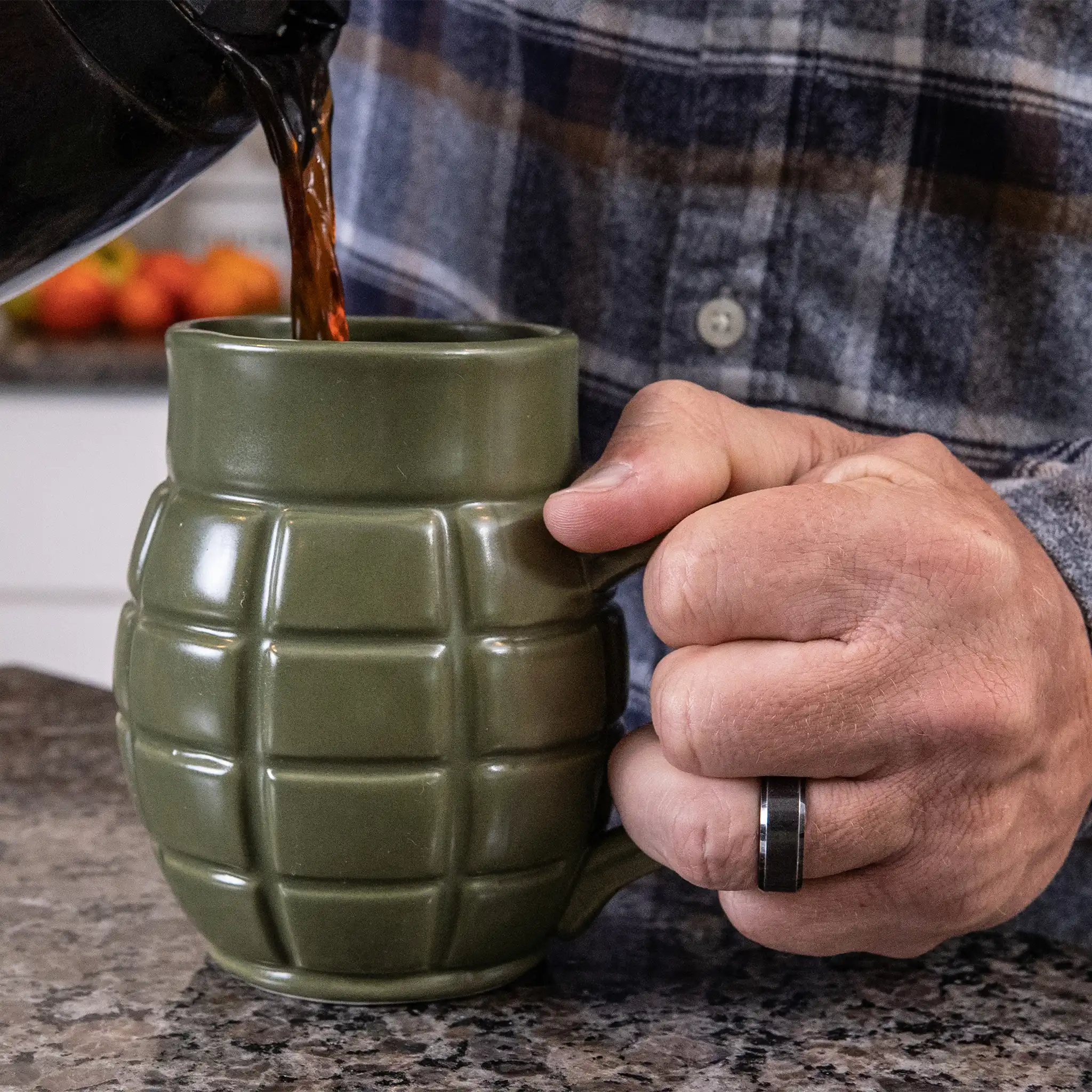 Tasse Grenade Coffee Mug oliv - Image 6