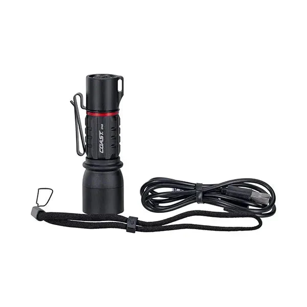 Taschenlampe XP6R 400 Lumen schwarz rot - Image 4