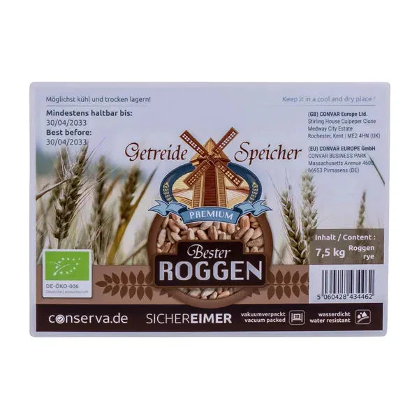 Bio Roggen DE-ÖKO-006 7.5 kg - Image 4