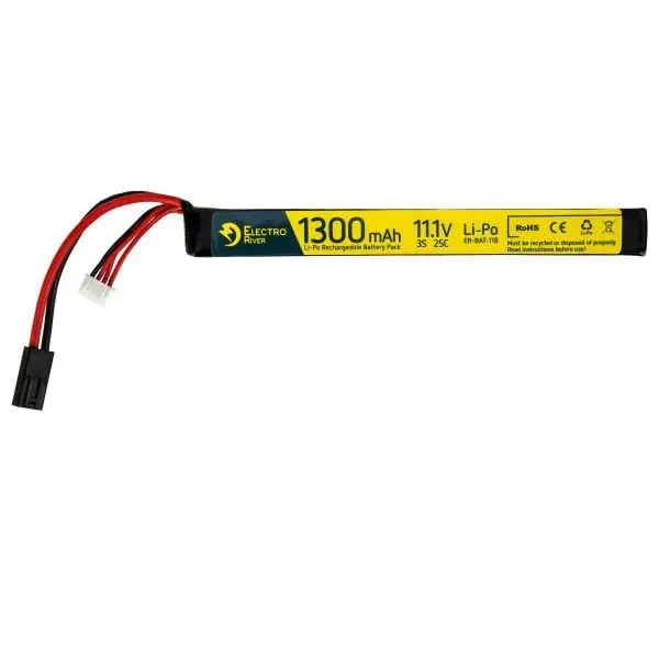 Li-Po Akku 11.1 V 1300 mAh Stick 25/50C Tam