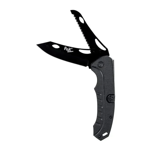 Klappmesser 2 in 1 schwarz