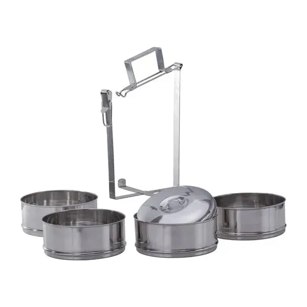 Speisebehälter 4-teilig silberfarben - Image 4