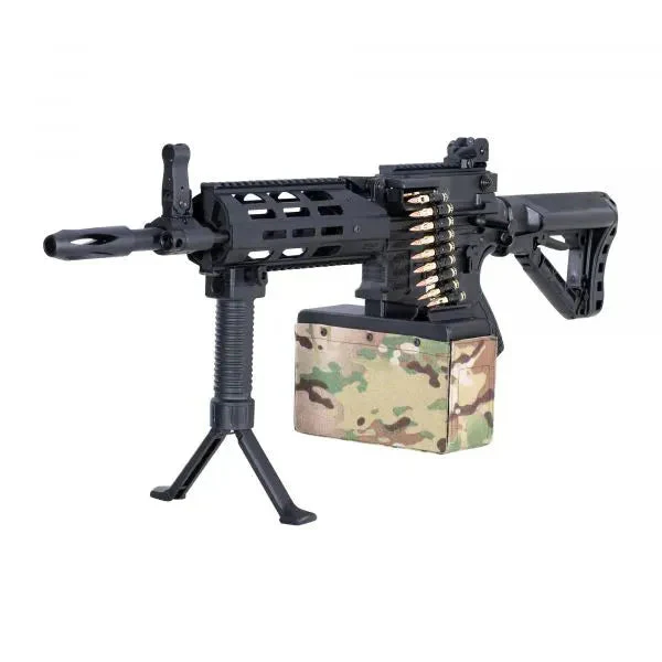 Airsoft CM16 LMG 0.5 J AEG schwarz