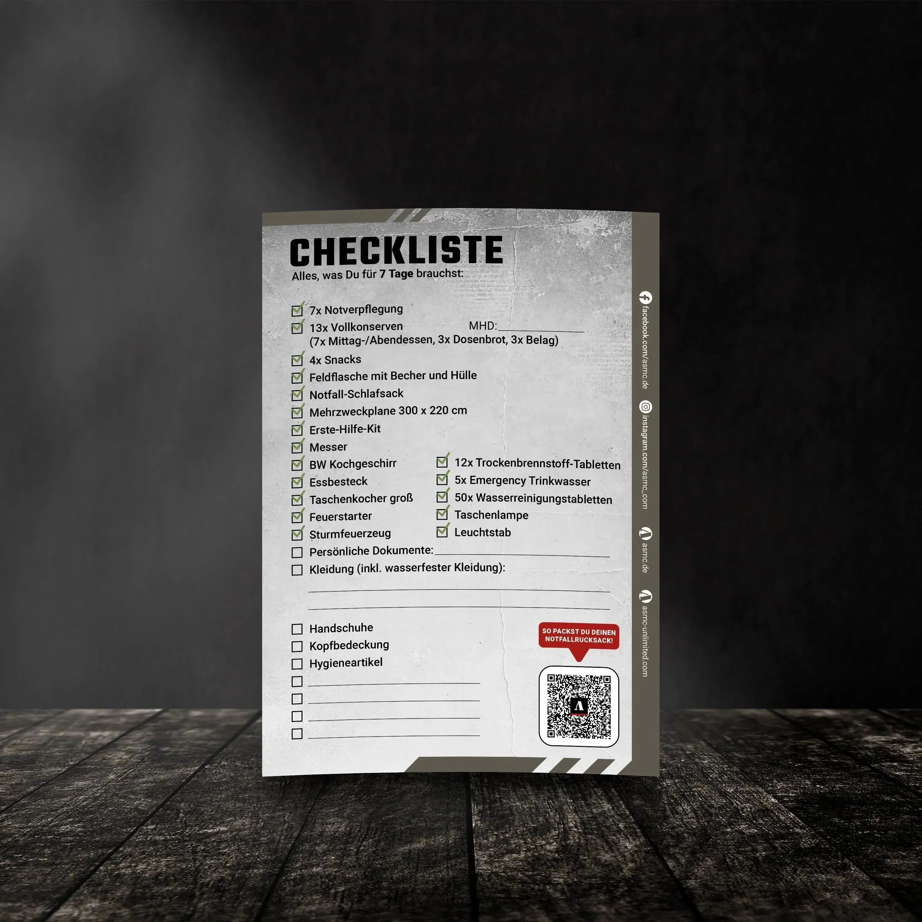 Fluchtrucksack Medium - 7 Tage - Image 3