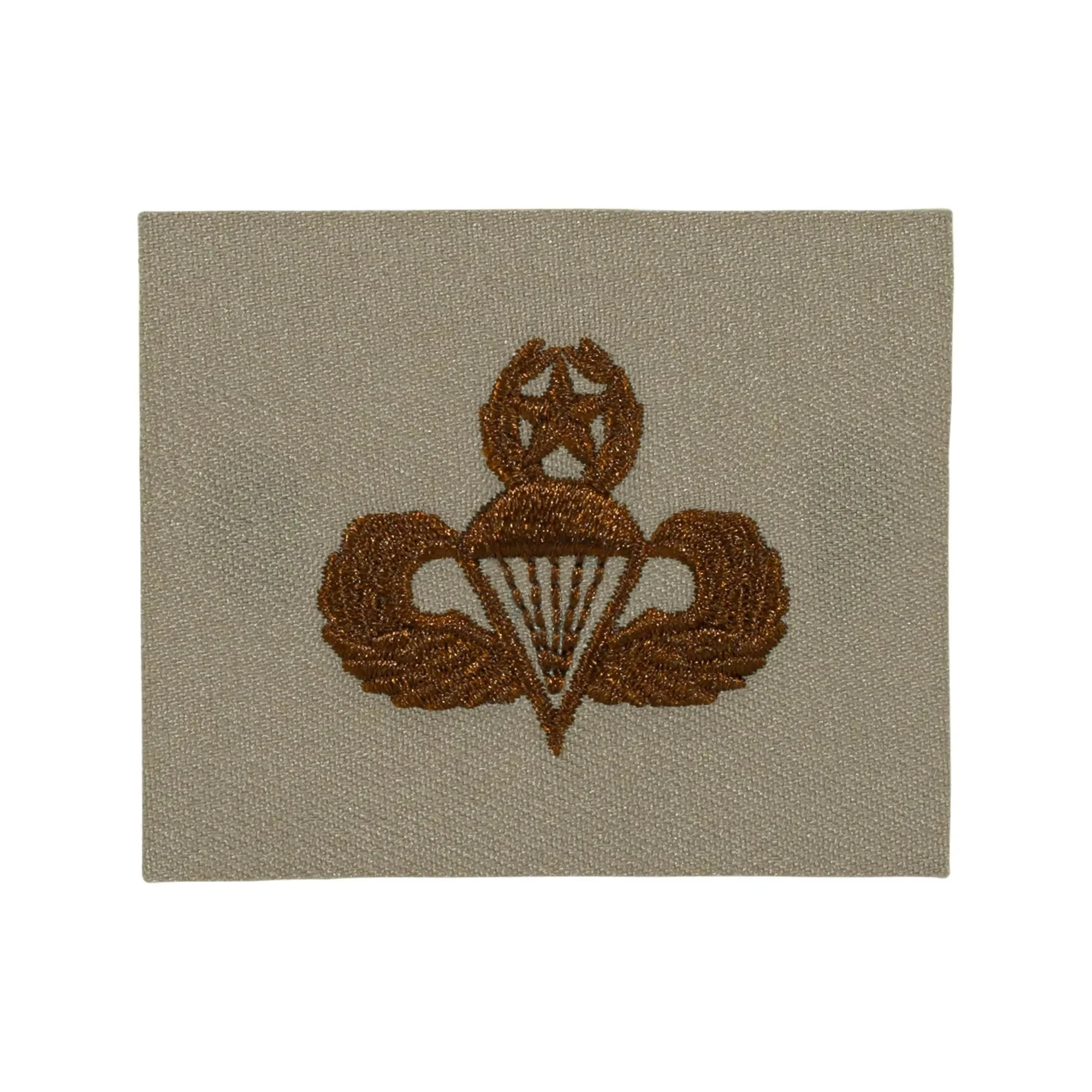 Abzeichen US Master Parachutist Textil desert