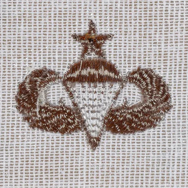 Abzeichen US Senior Parachutist Textil desert - Image 2