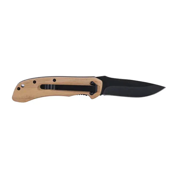 Taschenmesser Bambus holz schwarz - Image 2