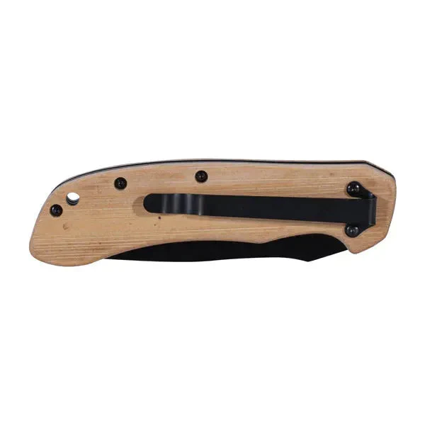 Taschenmesser Bambus holz schwarz - Image 5