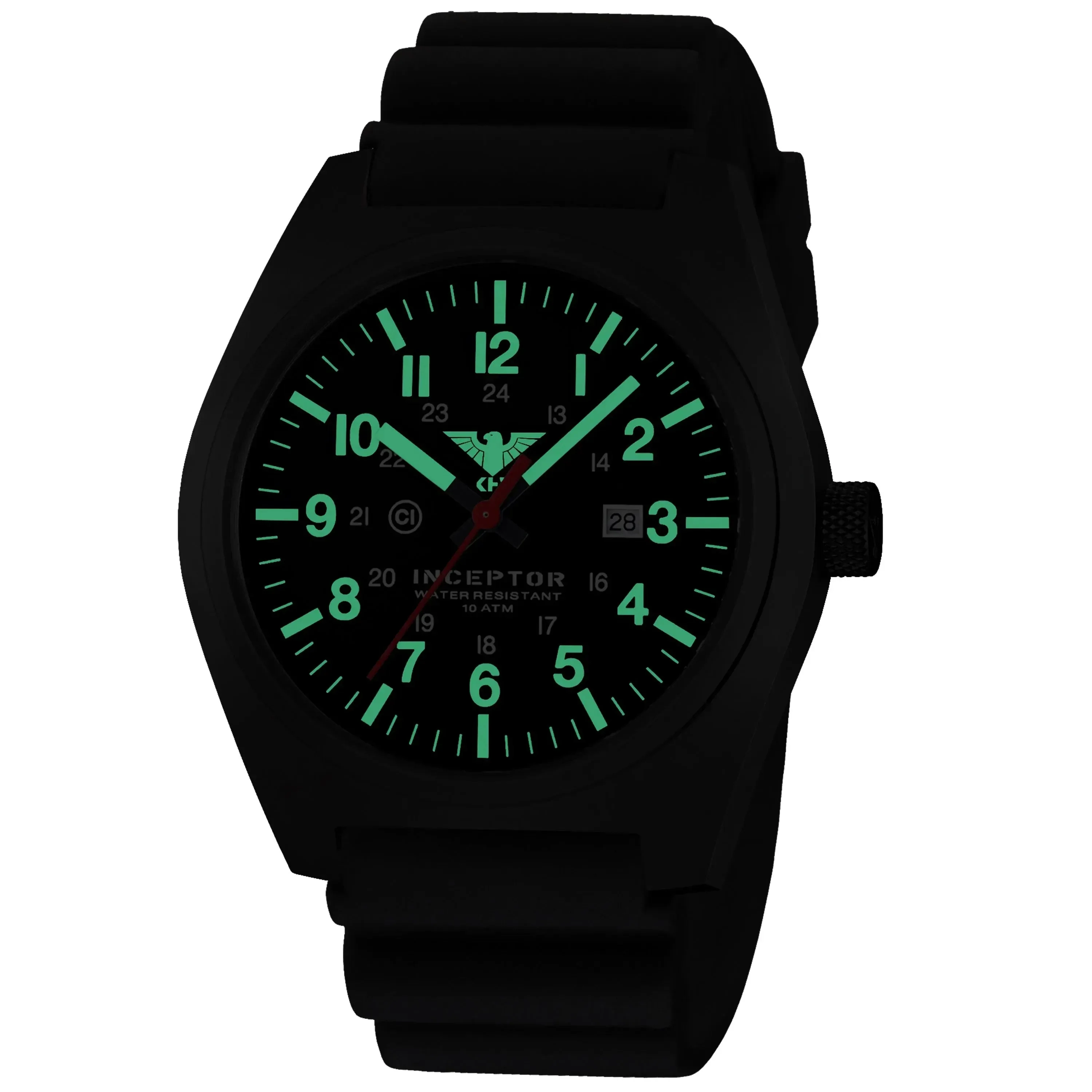 Armbanduhr Inceptor Black Steel Diverband - Image 2