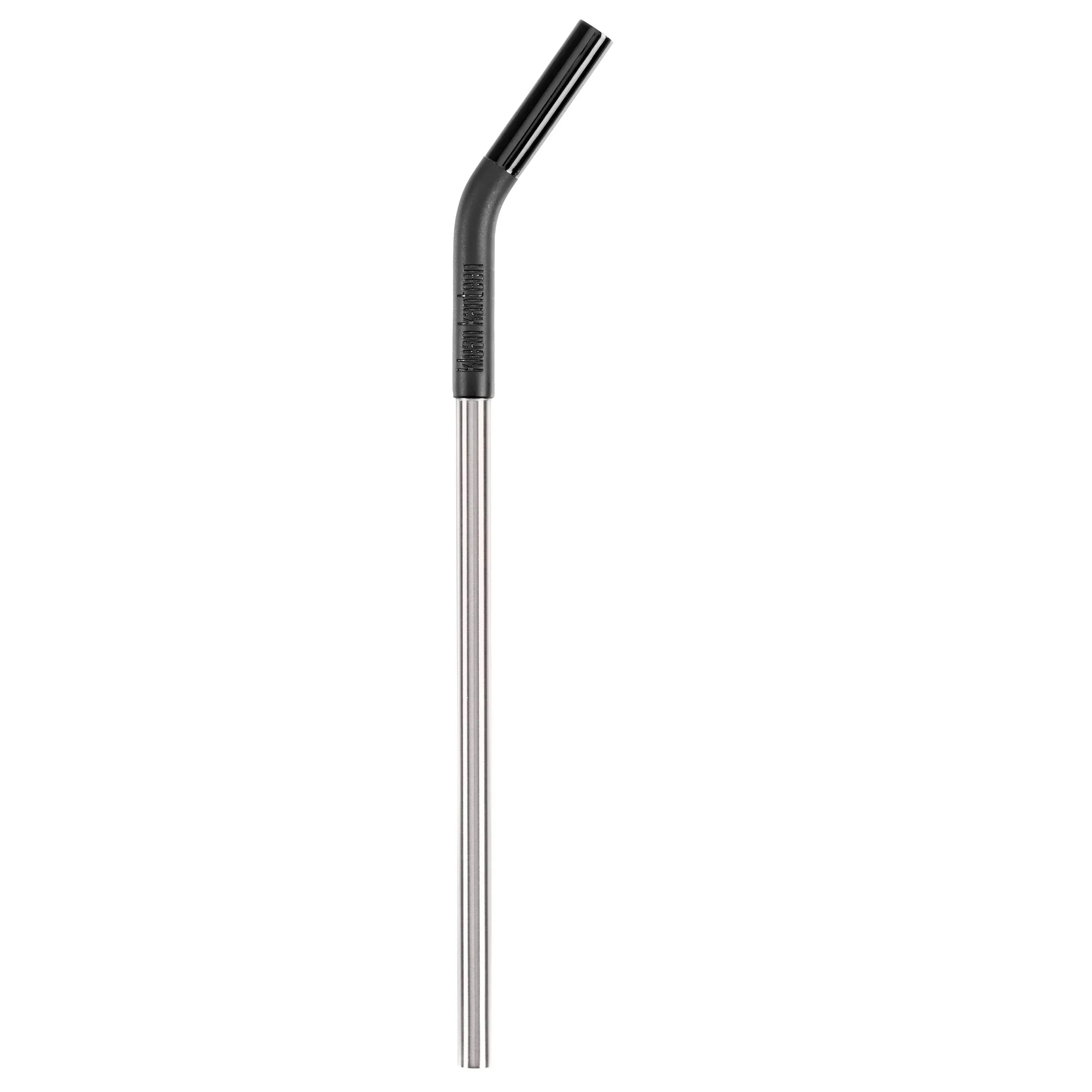 Trinkhalm Straw Silicone Tip brushed stainless