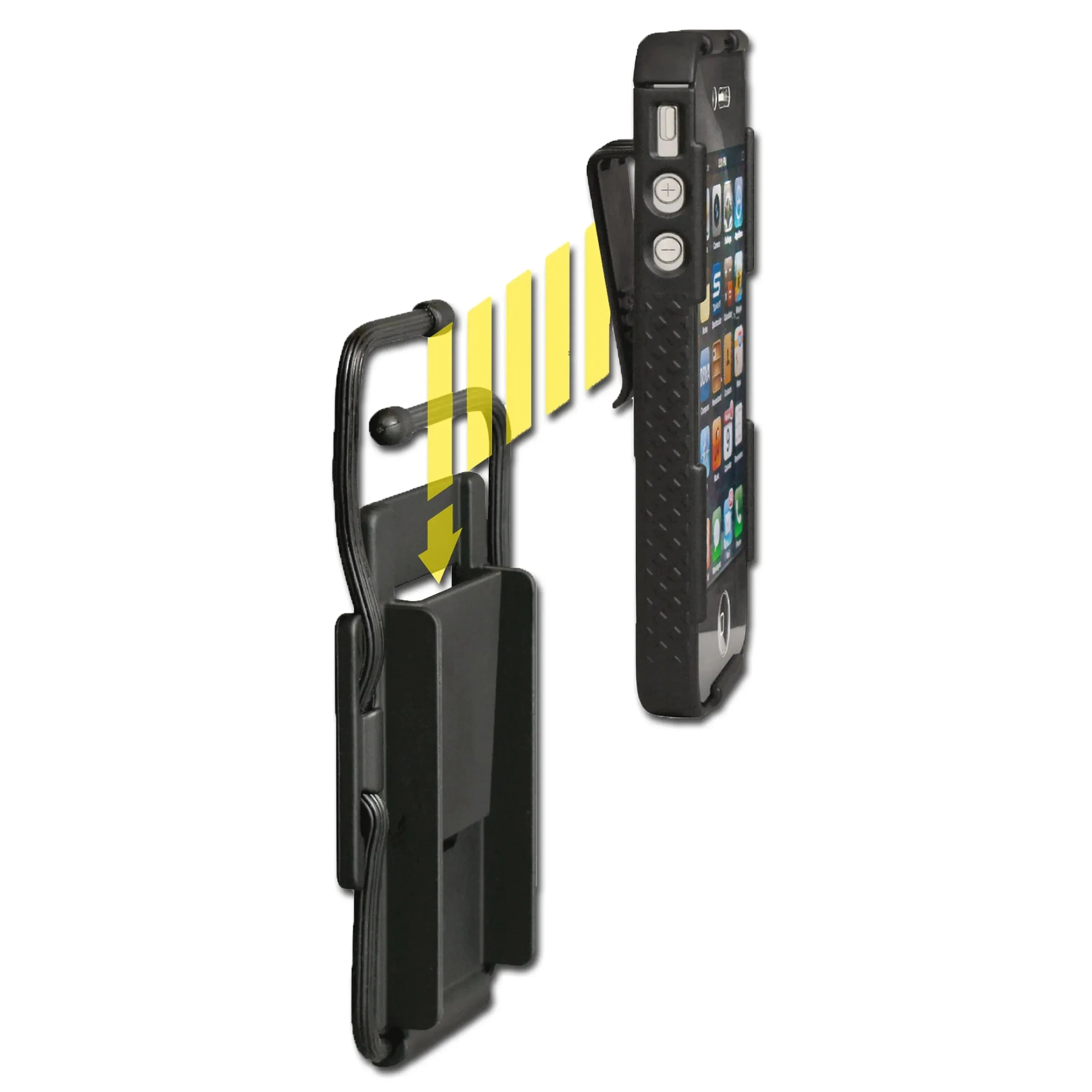 Kombipaket  Connect Cradle iPhone 4/4S schwarz - Image 4