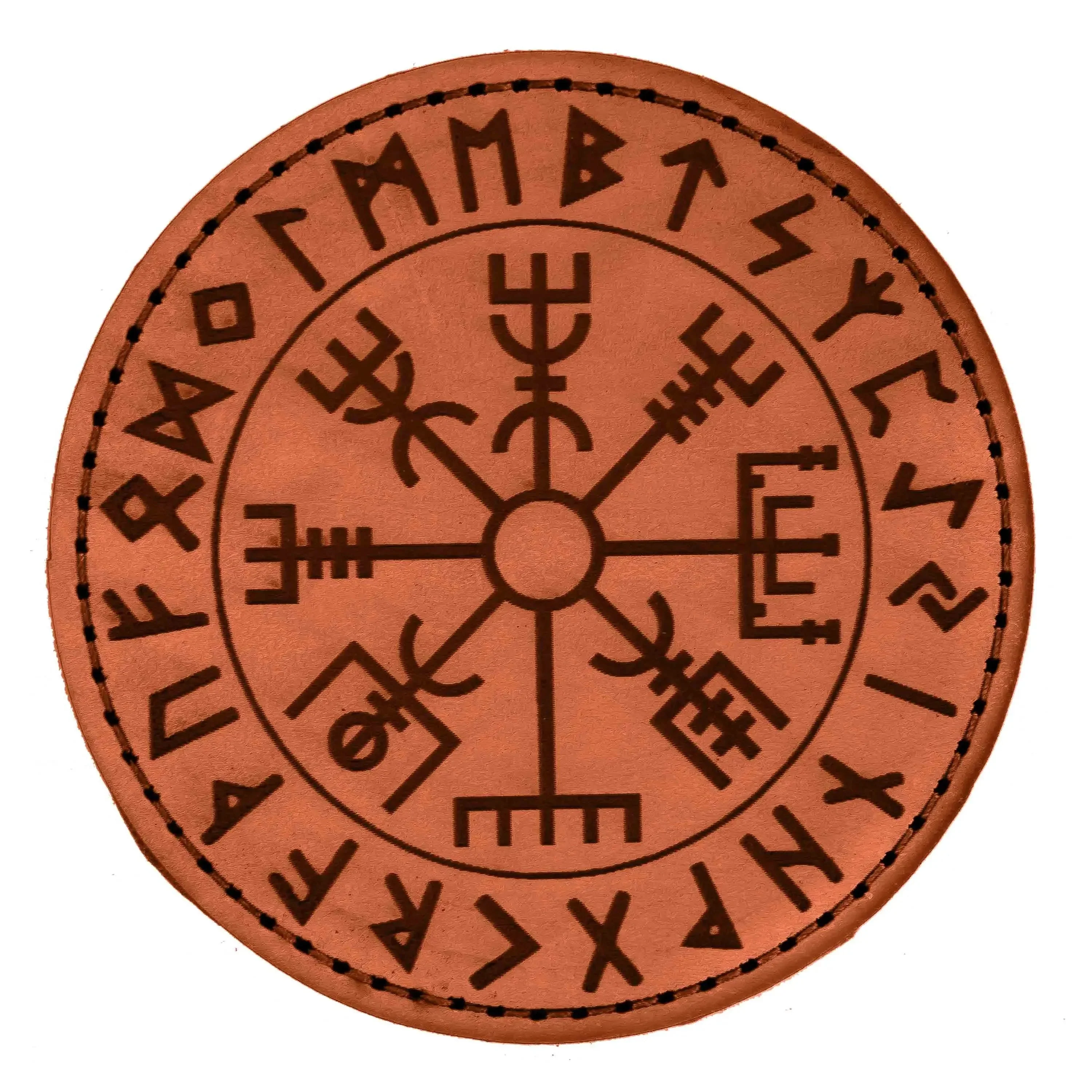 Lederpatch Vegvísir - Image 4