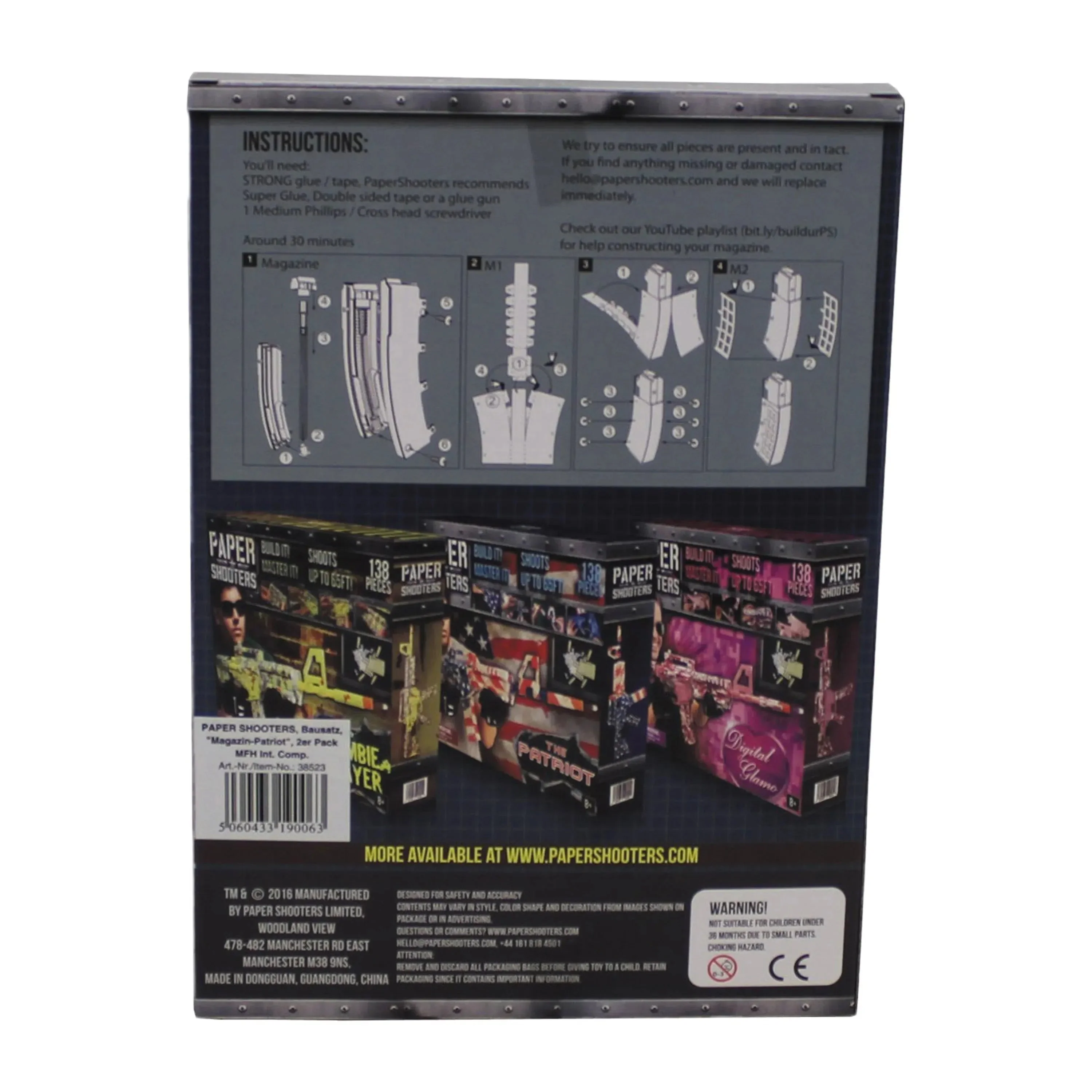 Paper Shooters Ersatzmagazin Tactician Patriot 2er Pack - Image 2